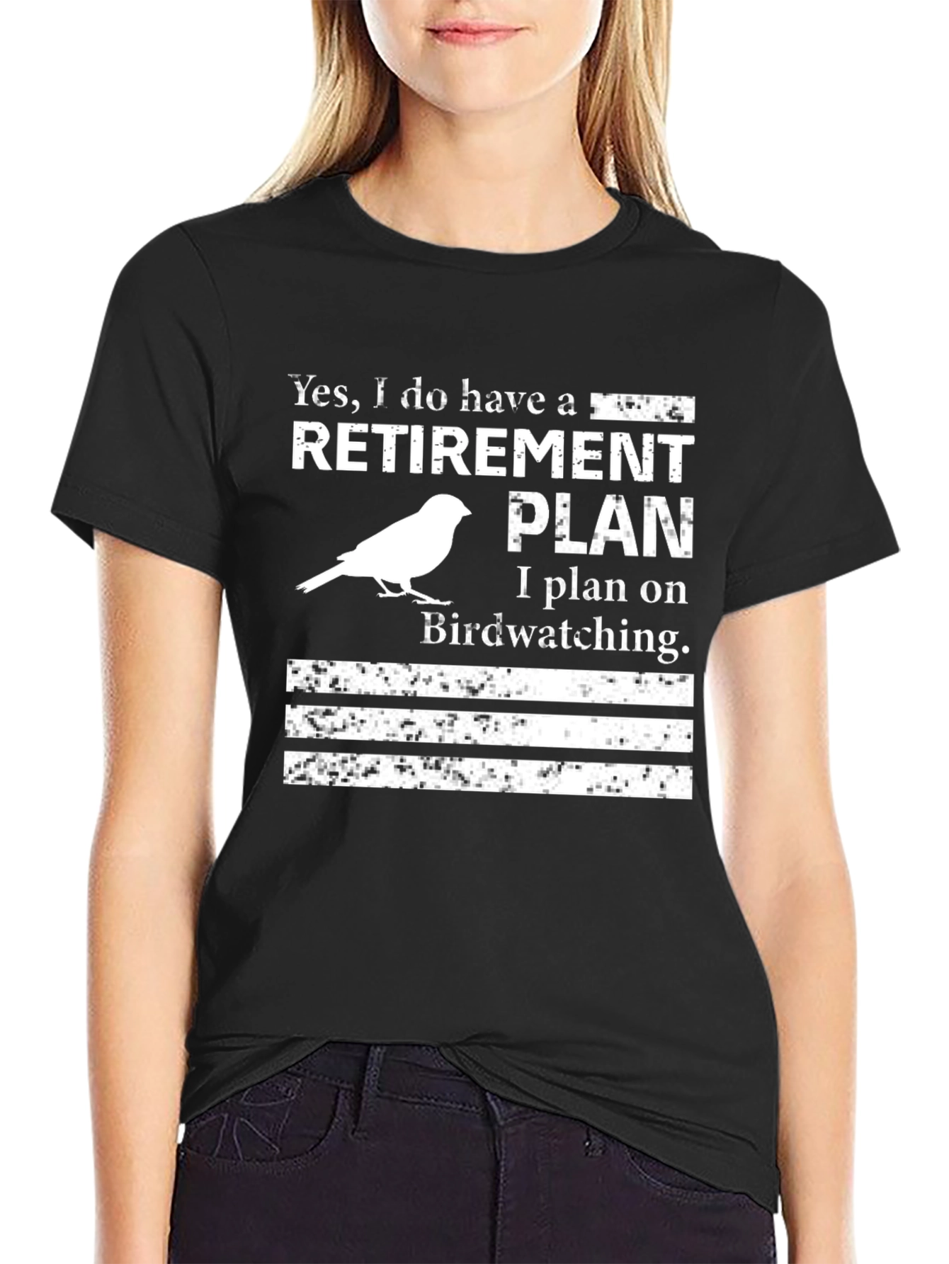Retirement Bird Watching Plan Graphic T-Shirt