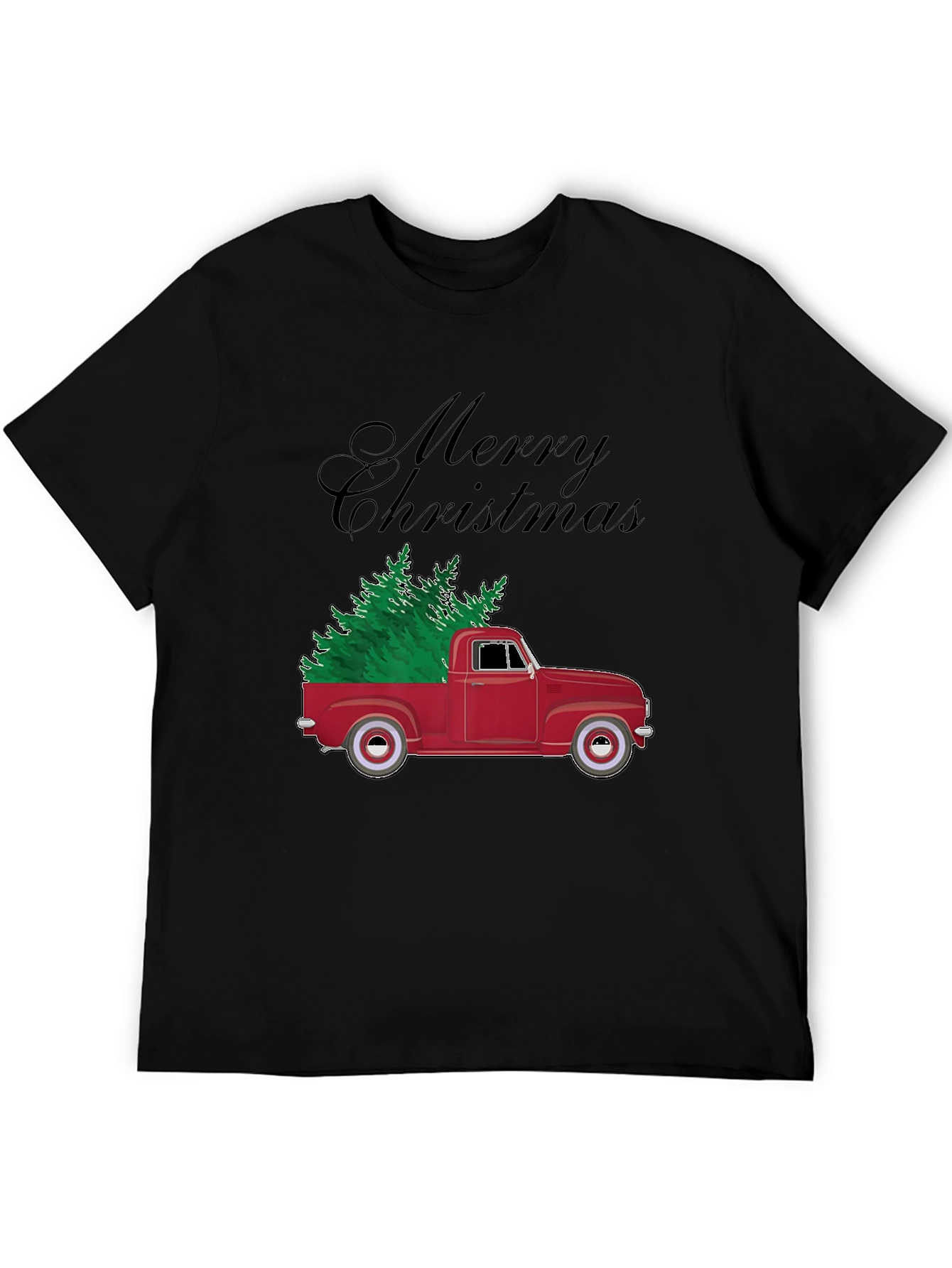 Merry Christmas Truck Graphic Tee