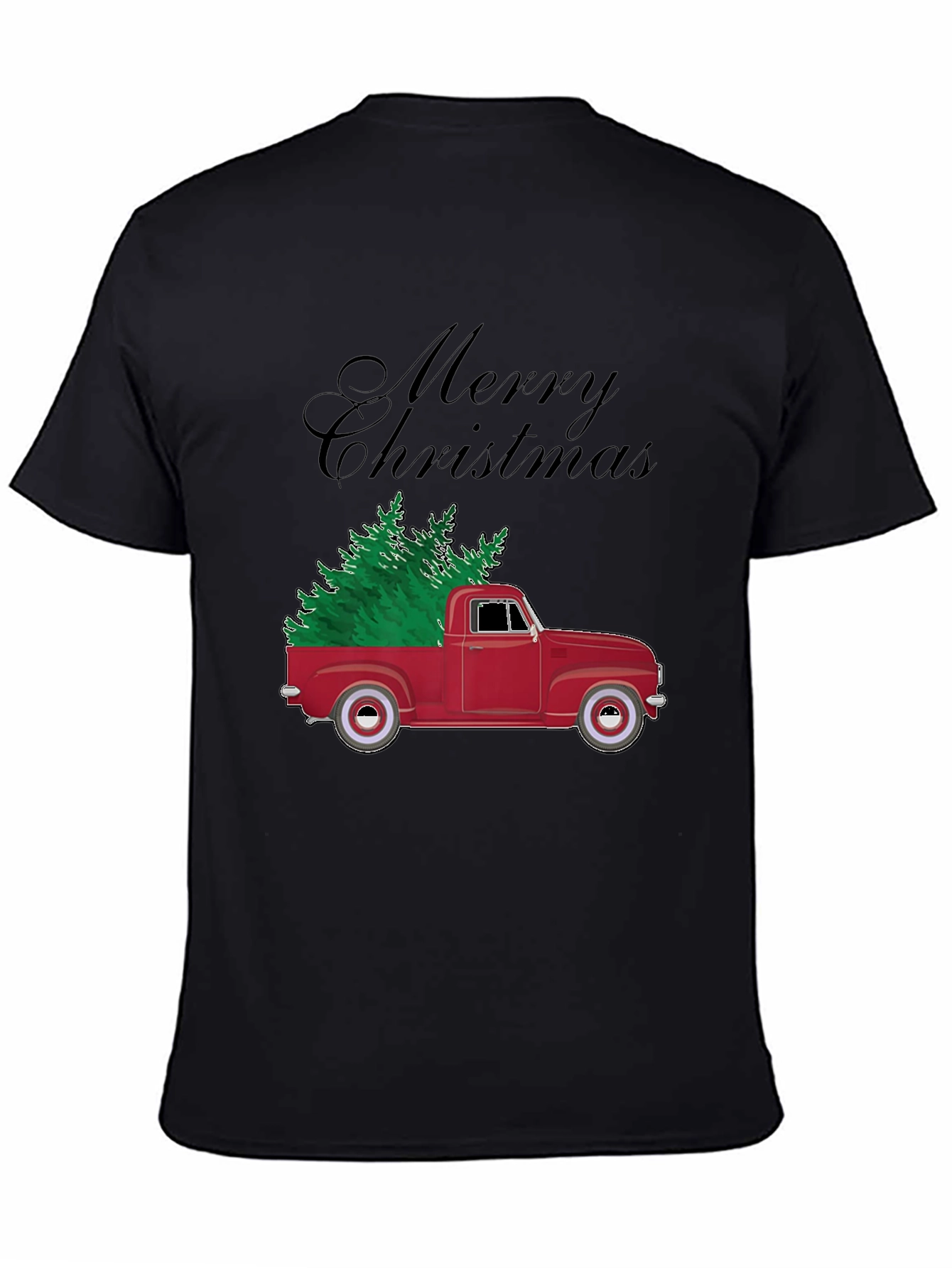 Merry Christmas Truck Graphic Tee