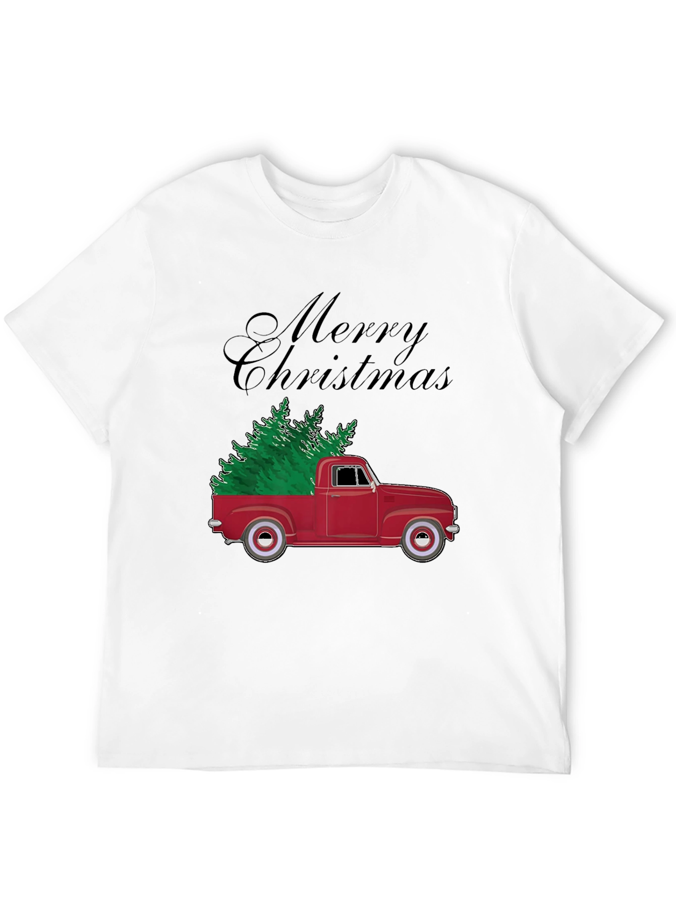 Merry Christmas Truck Graphic Tee
