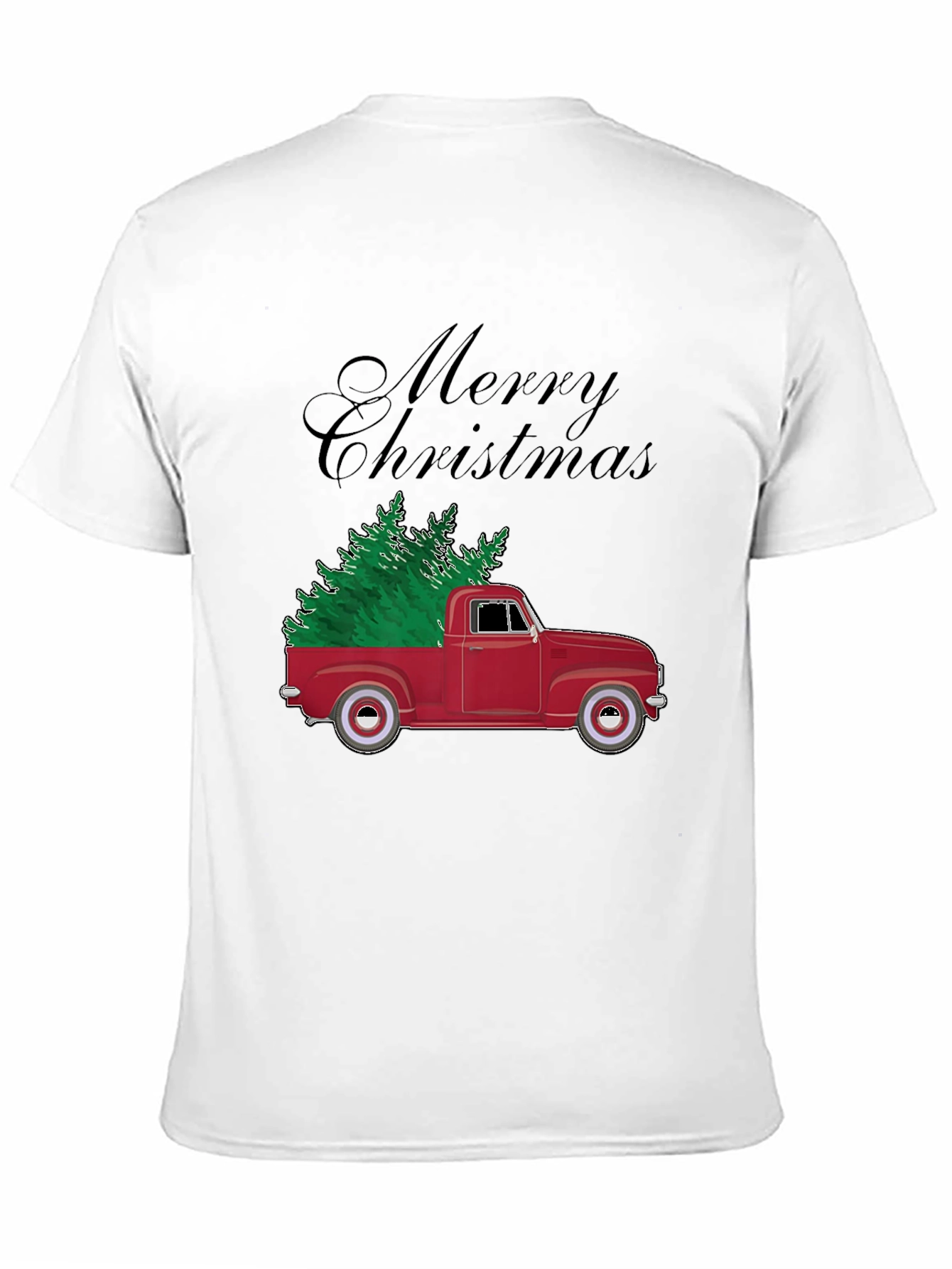 Merry Christmas Truck Graphic Tee