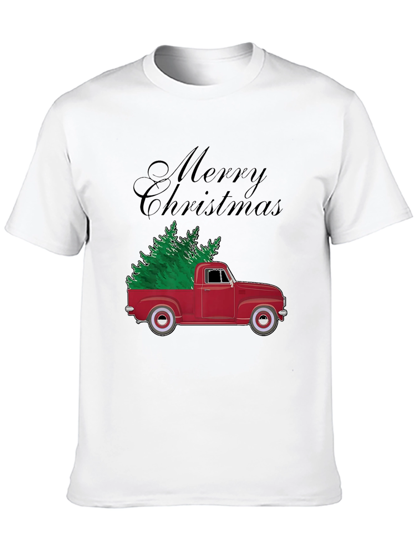 Merry Christmas Truck Graphic Tee