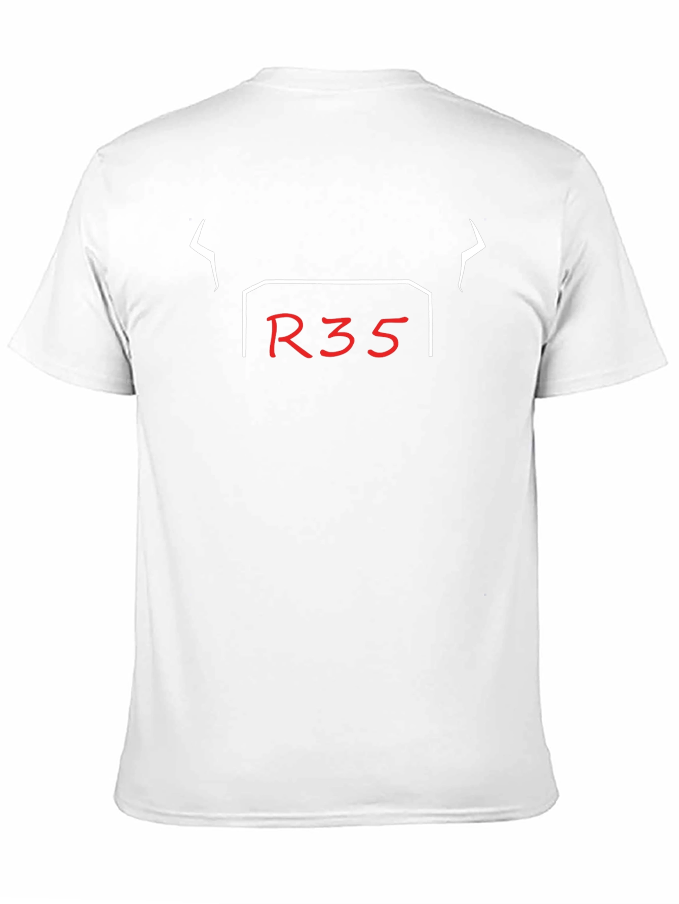 R35 Graphic Tee - Black Cotton Car Enthusiast T-Shirt