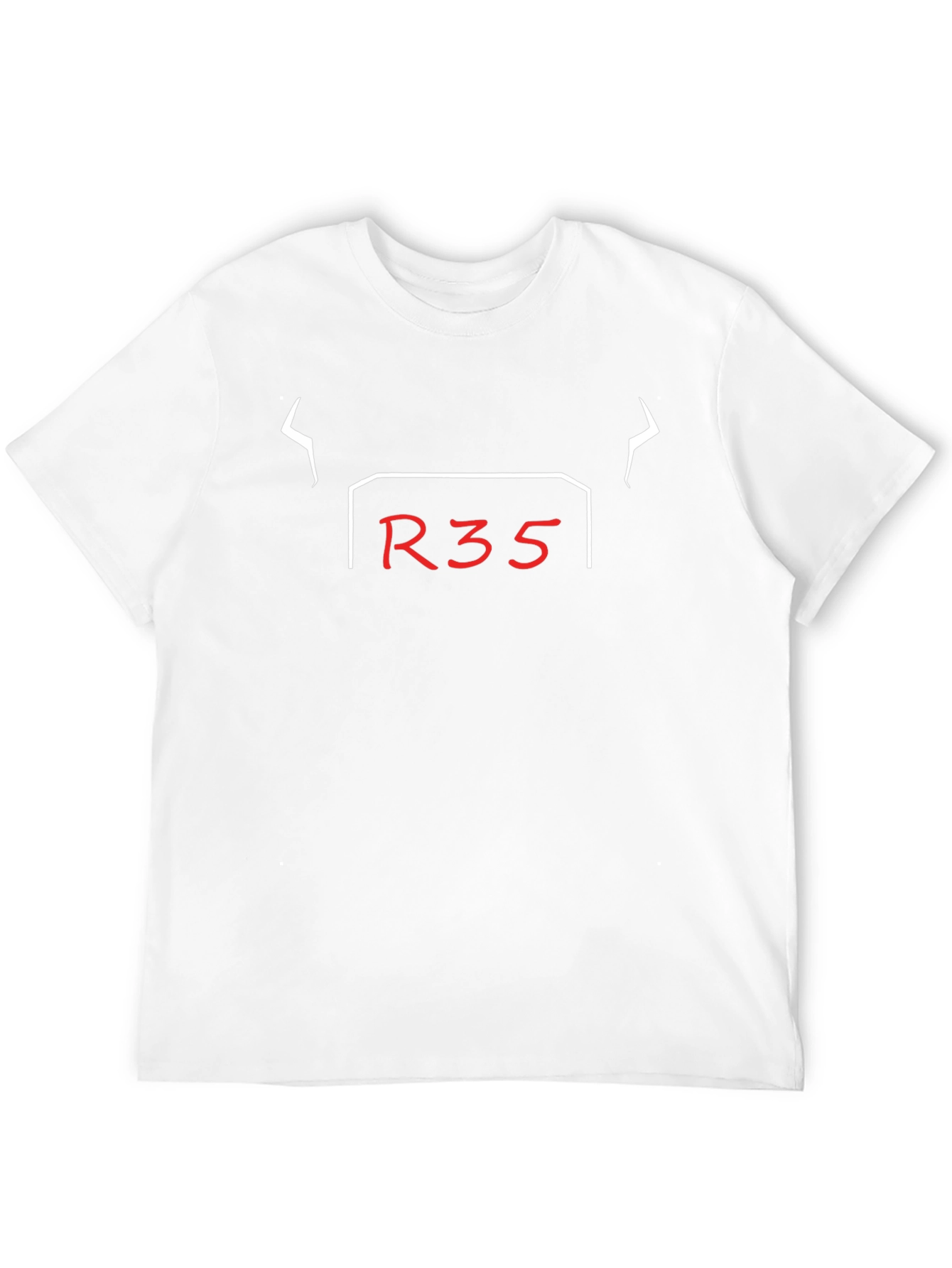 R35 Graphic Tee - Black Cotton Car Enthusiast T-Shirt