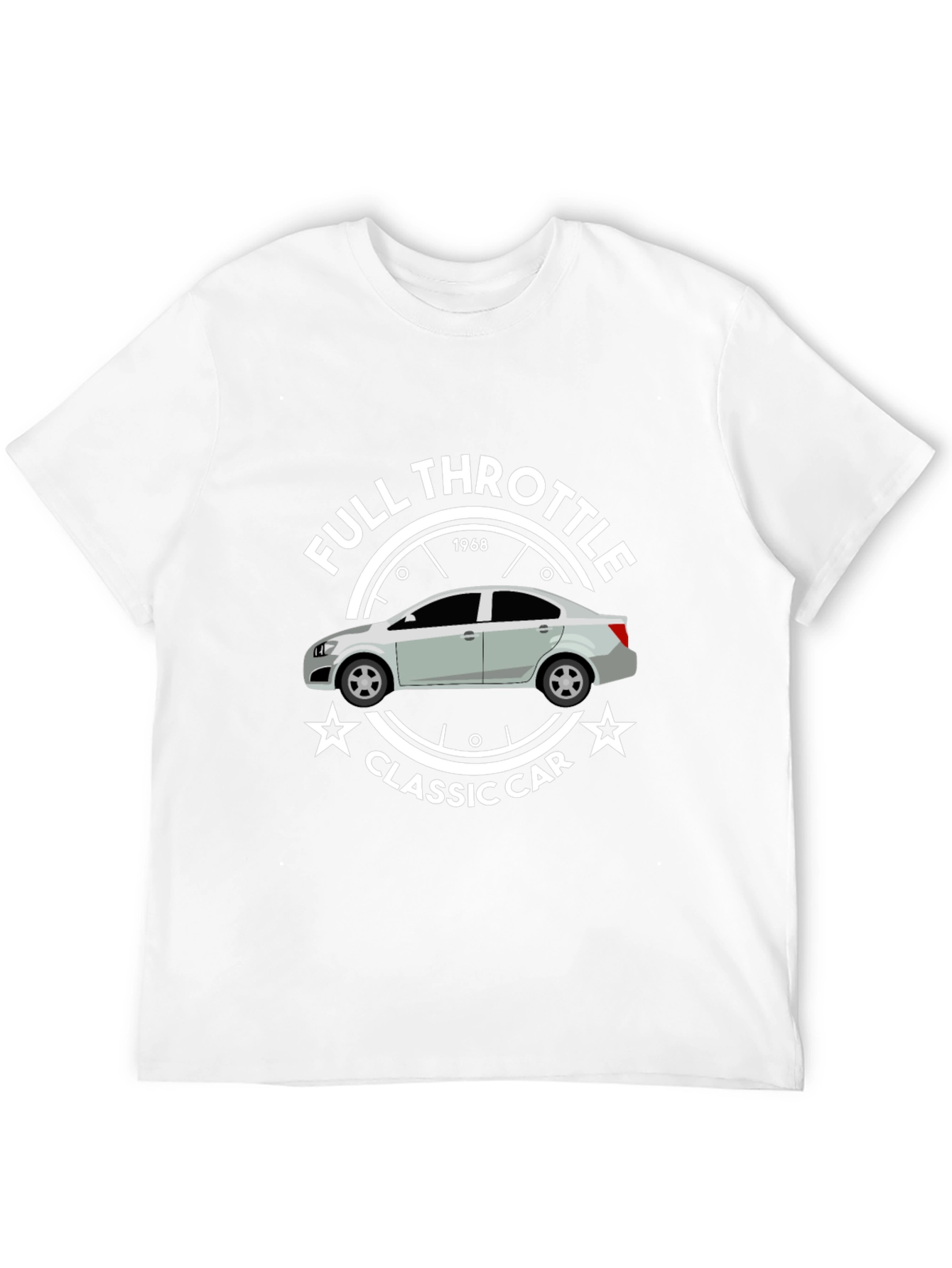 Full Throttle Classic Car 1968 Graphic T-Shirt