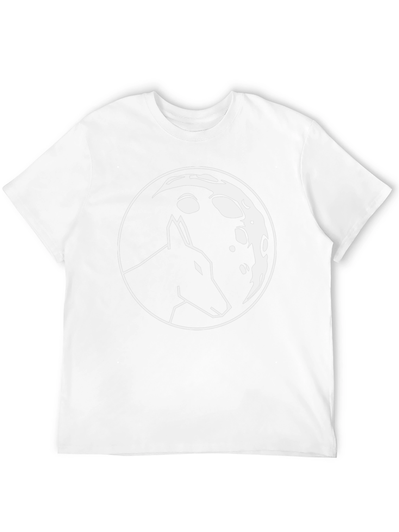 Wolf Moon Graphic Tee - Stylish Black T-Shirt