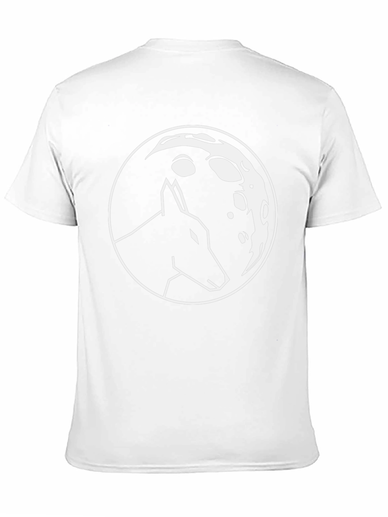 Wolf Moon Graphic Tee - Stylish Black T-Shirt