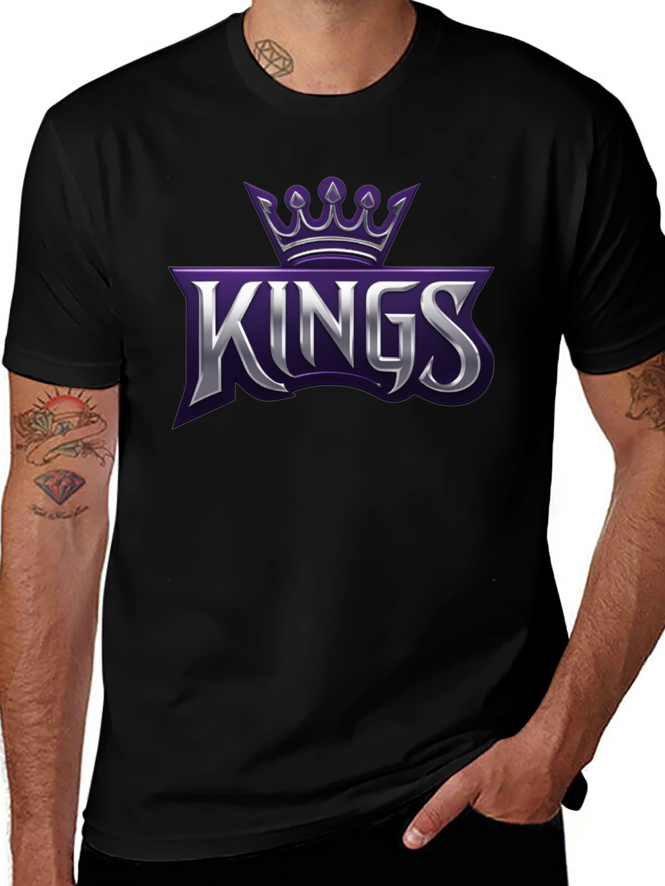 Kings Graphic Black T-Shirt