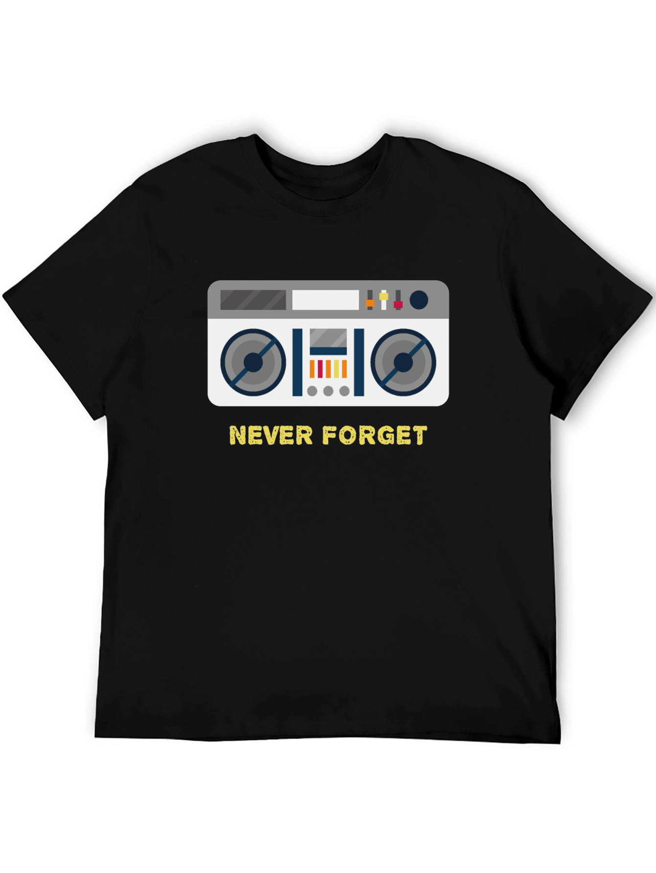 Retro Boombox Never Forget T-Shirt