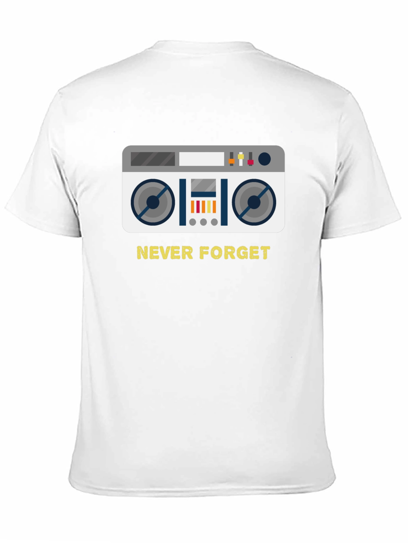 Retro Boombox Never Forget T-Shirt
