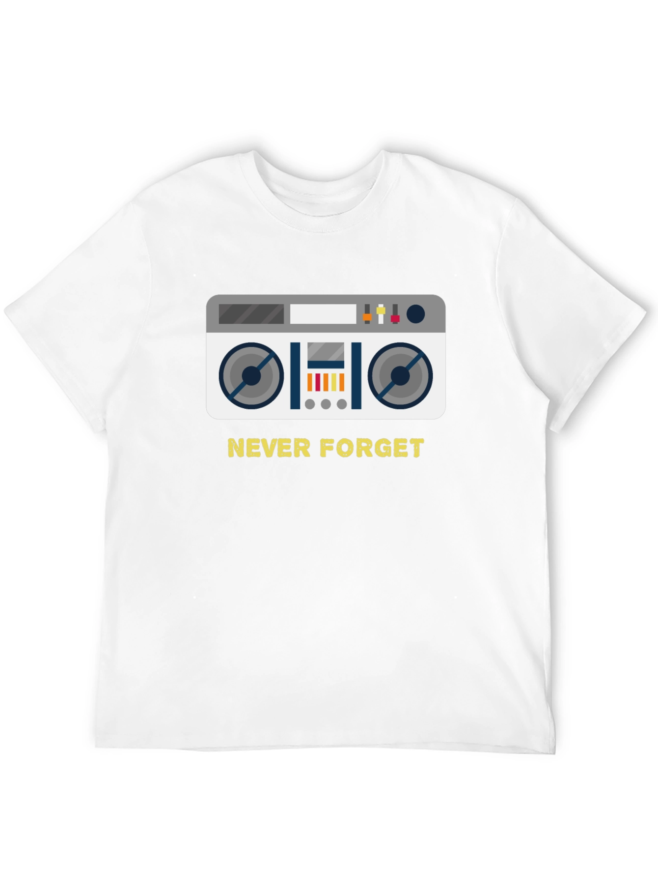 Retro Boombox Never Forget T-Shirt