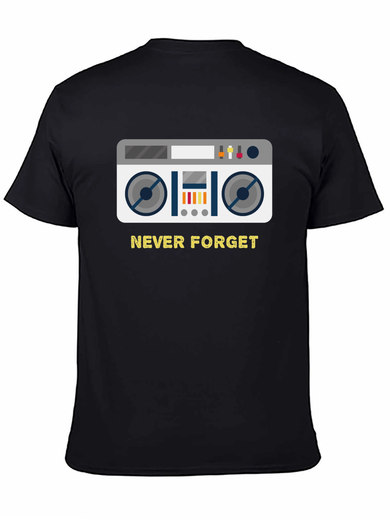 Retro Boombox Never Forget T-Shirt