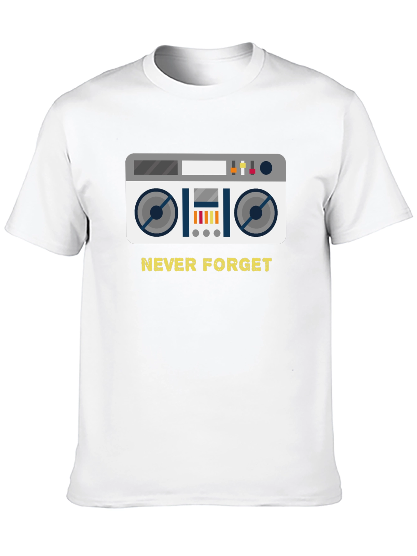 Retro Boombox Never Forget T-Shirt
