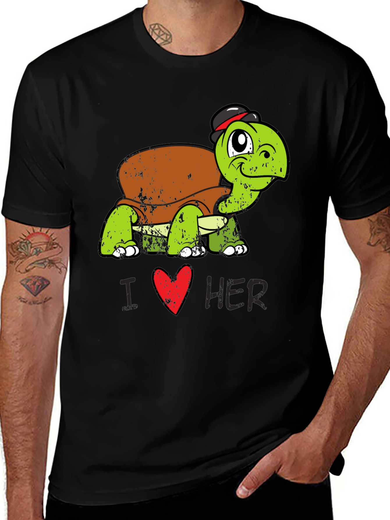 I Heart Her Turtle T-Shirt