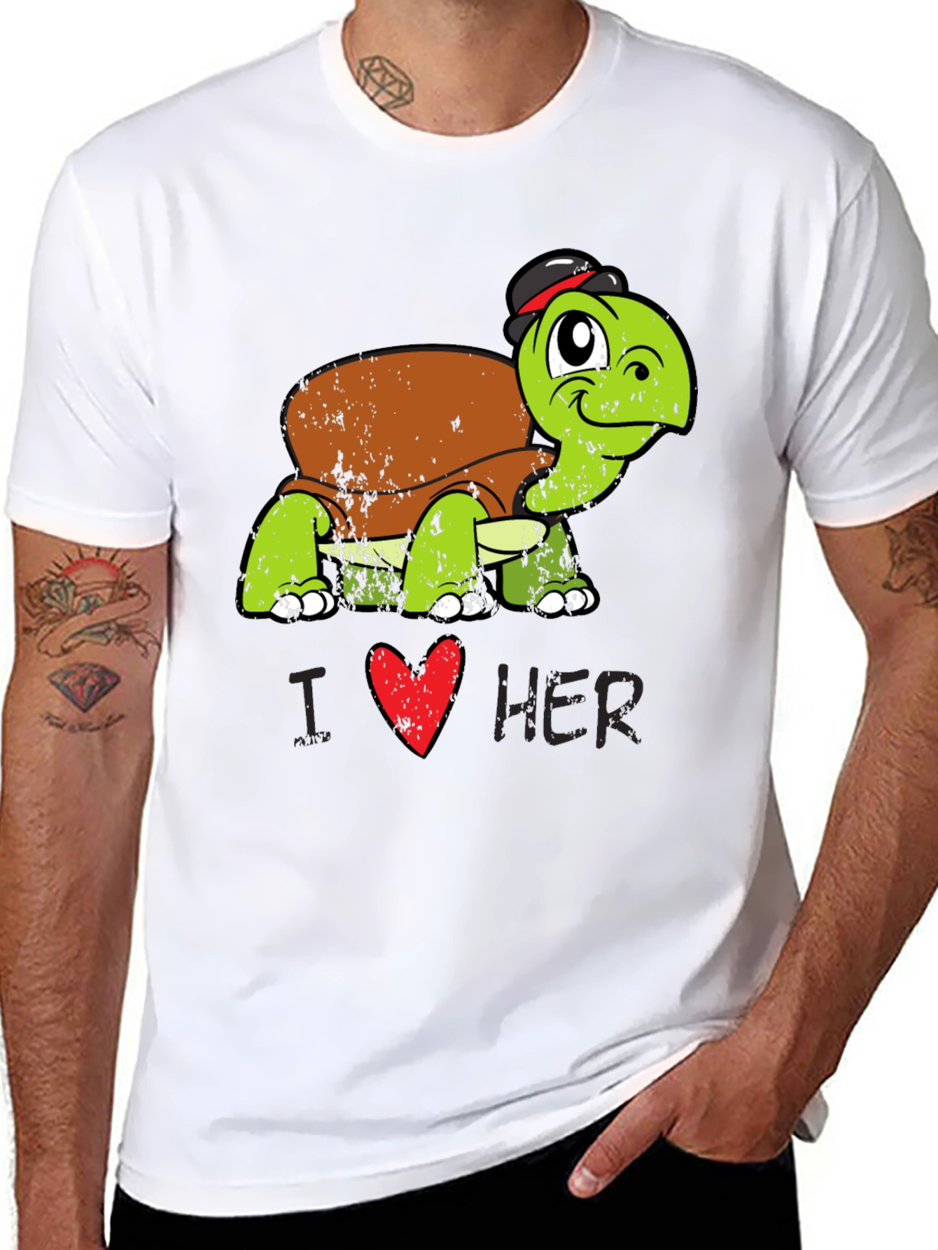 I Heart Her Turtle T-Shirt