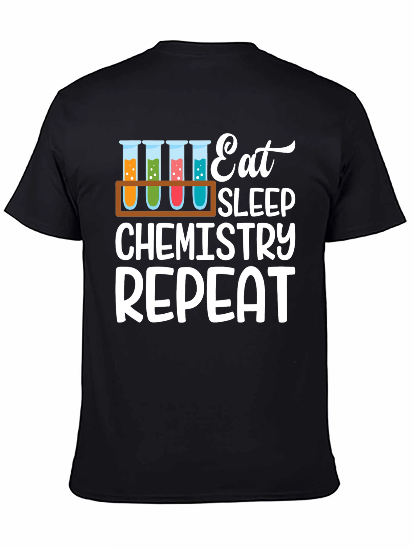 Eat Sleep Chemistry Repeat Graphic T-Shirt