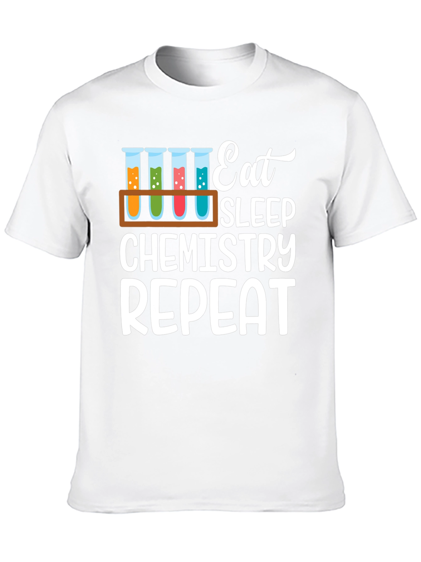 Eat Sleep Chemistry Repeat Graphic T-Shirt