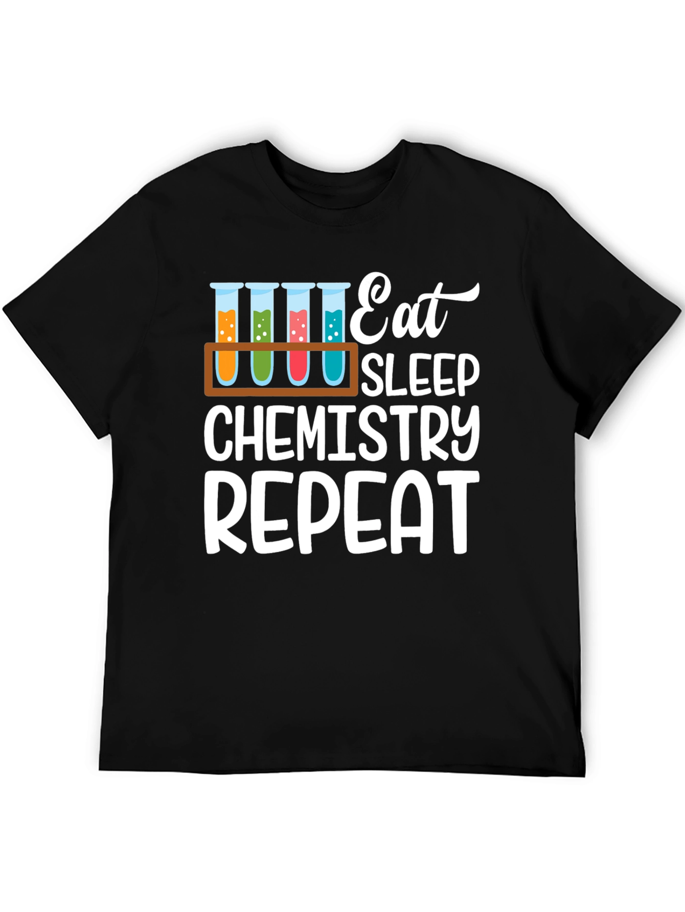 Eat Sleep Chemistry Repeat Graphic T-Shirt
