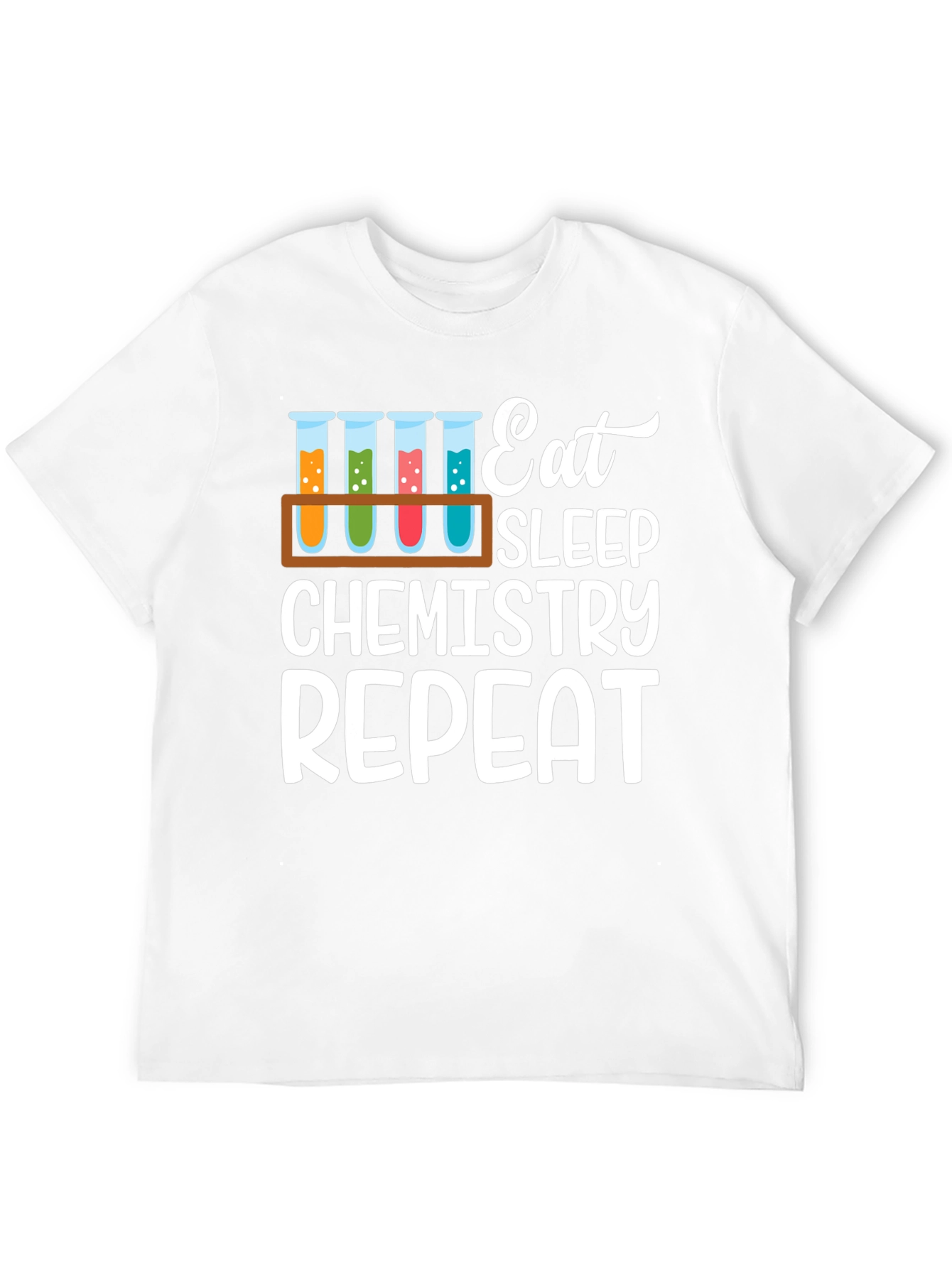 Eat Sleep Chemistry Repeat Graphic T-Shirt