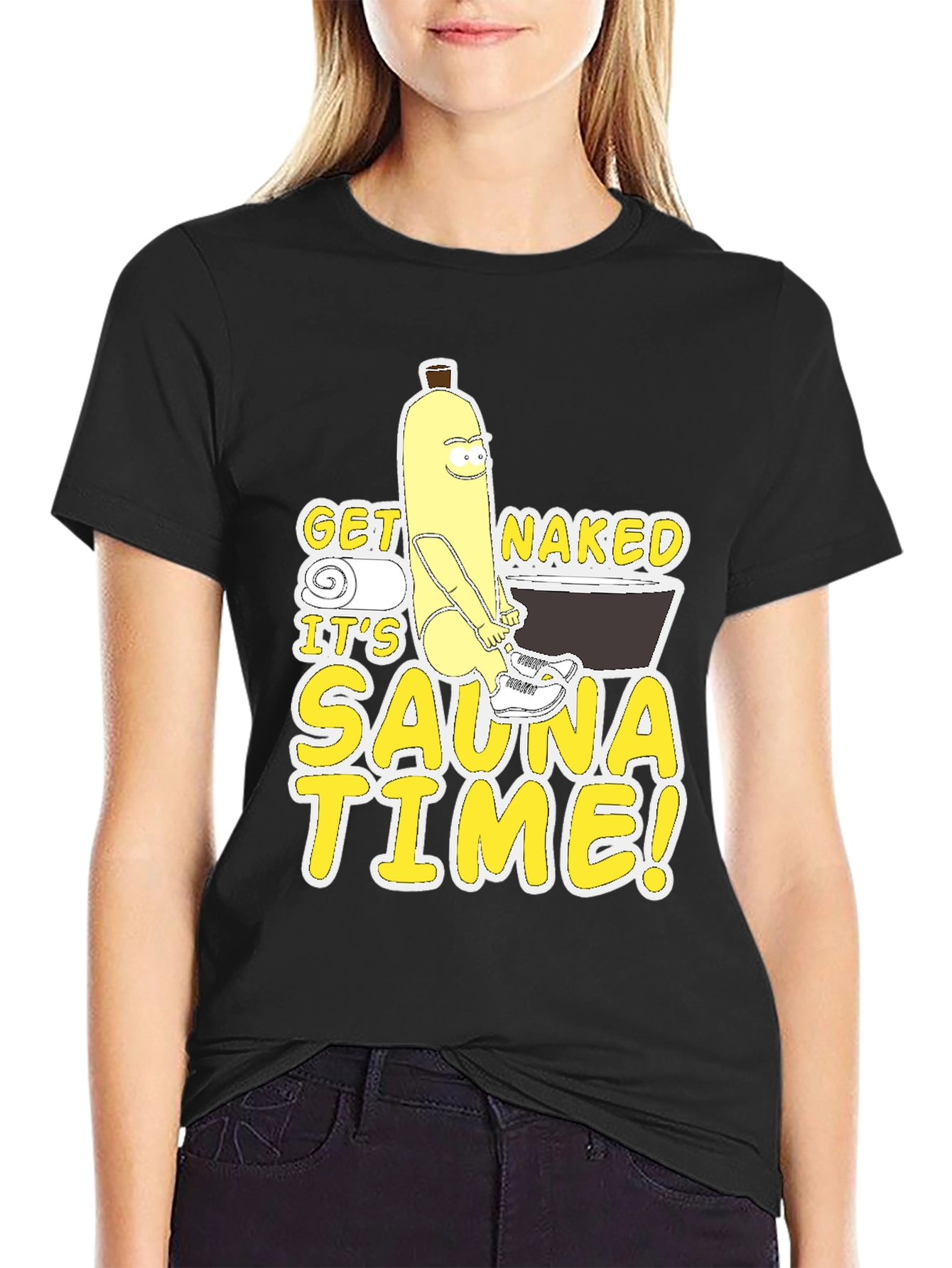 Funny Banana Sauna Time T-Shirt