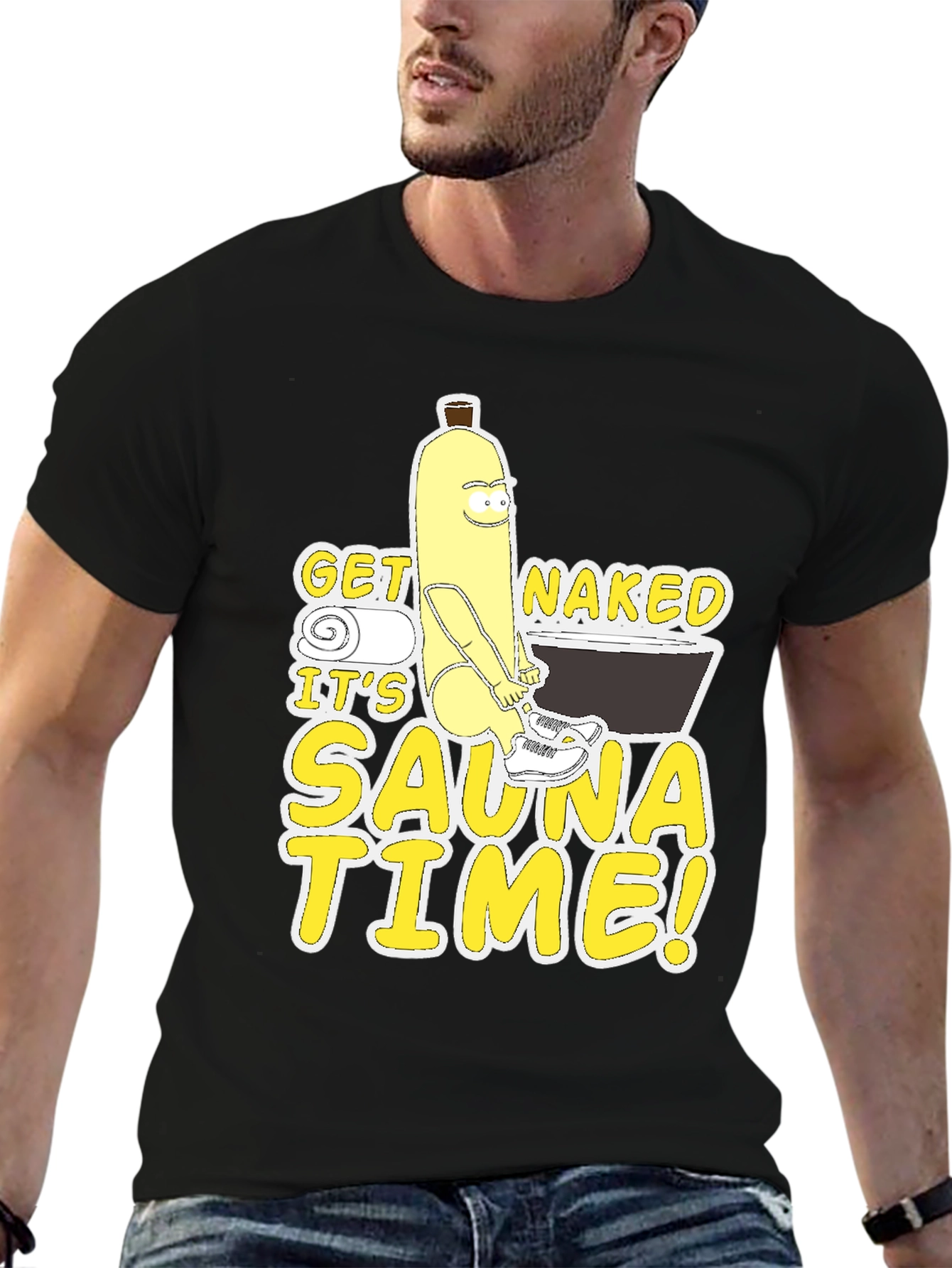 Funny Banana Sauna Time T-Shirt
