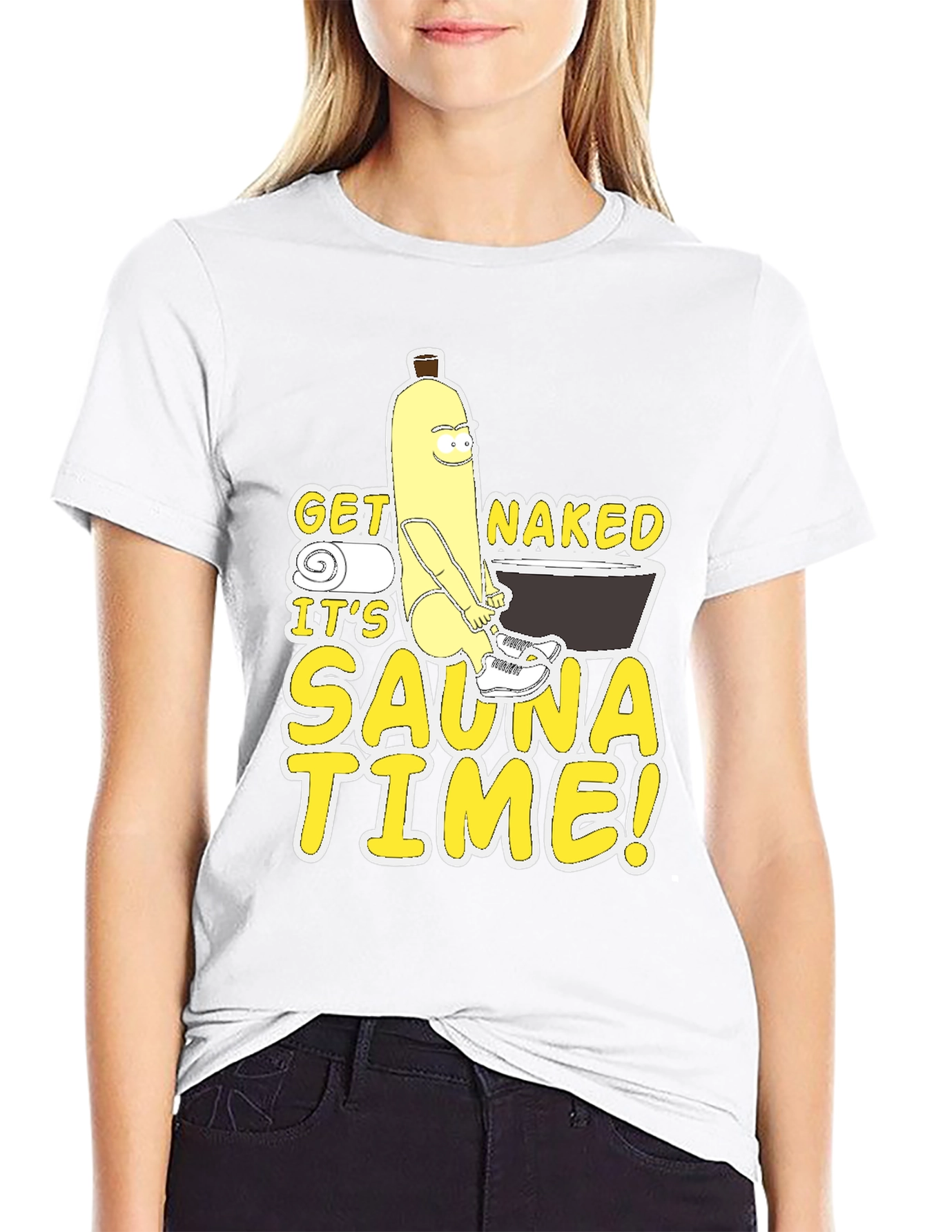 Funny Banana Sauna Time T-Shirt