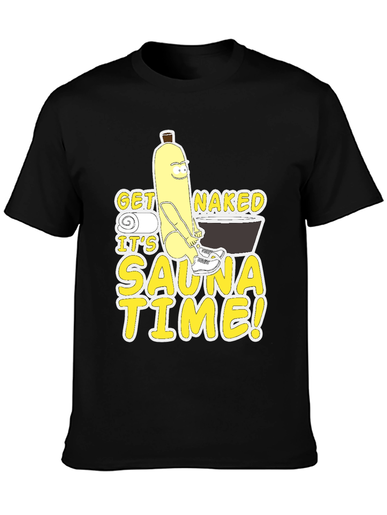 Funny Banana Sauna Time T-Shirt