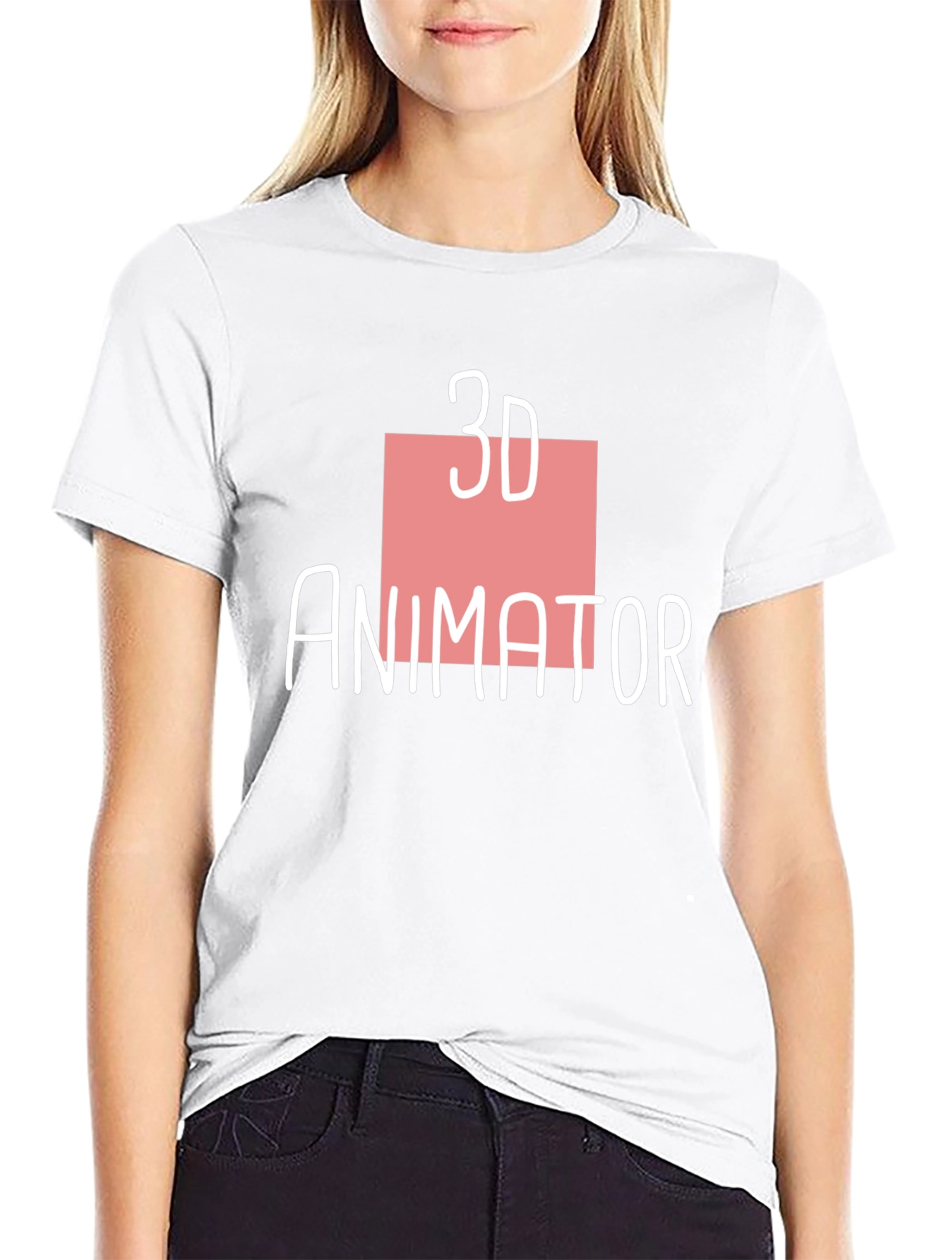 3D Animator Black T-Shirt