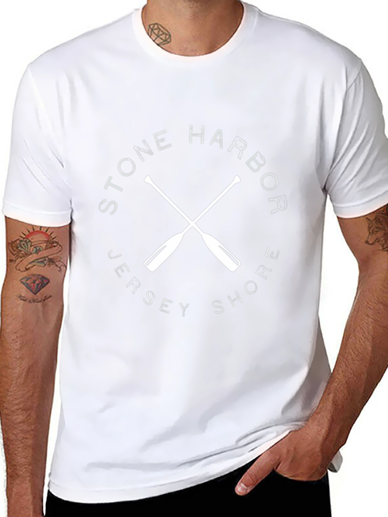 Stone Harbor Jersey Shore T-Shirt Black