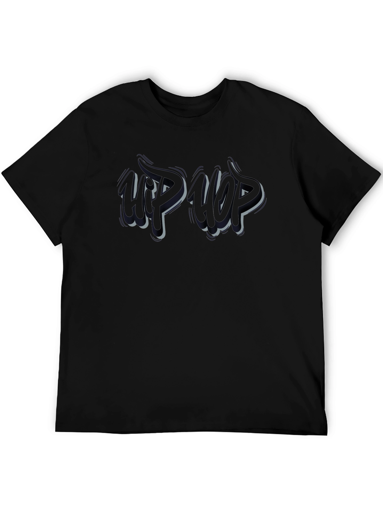 P.W.P. Black Graphic T-Shirt