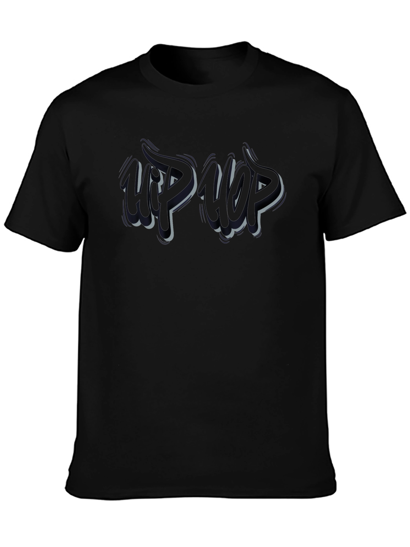 P.W.P. Black Graphic T-Shirt