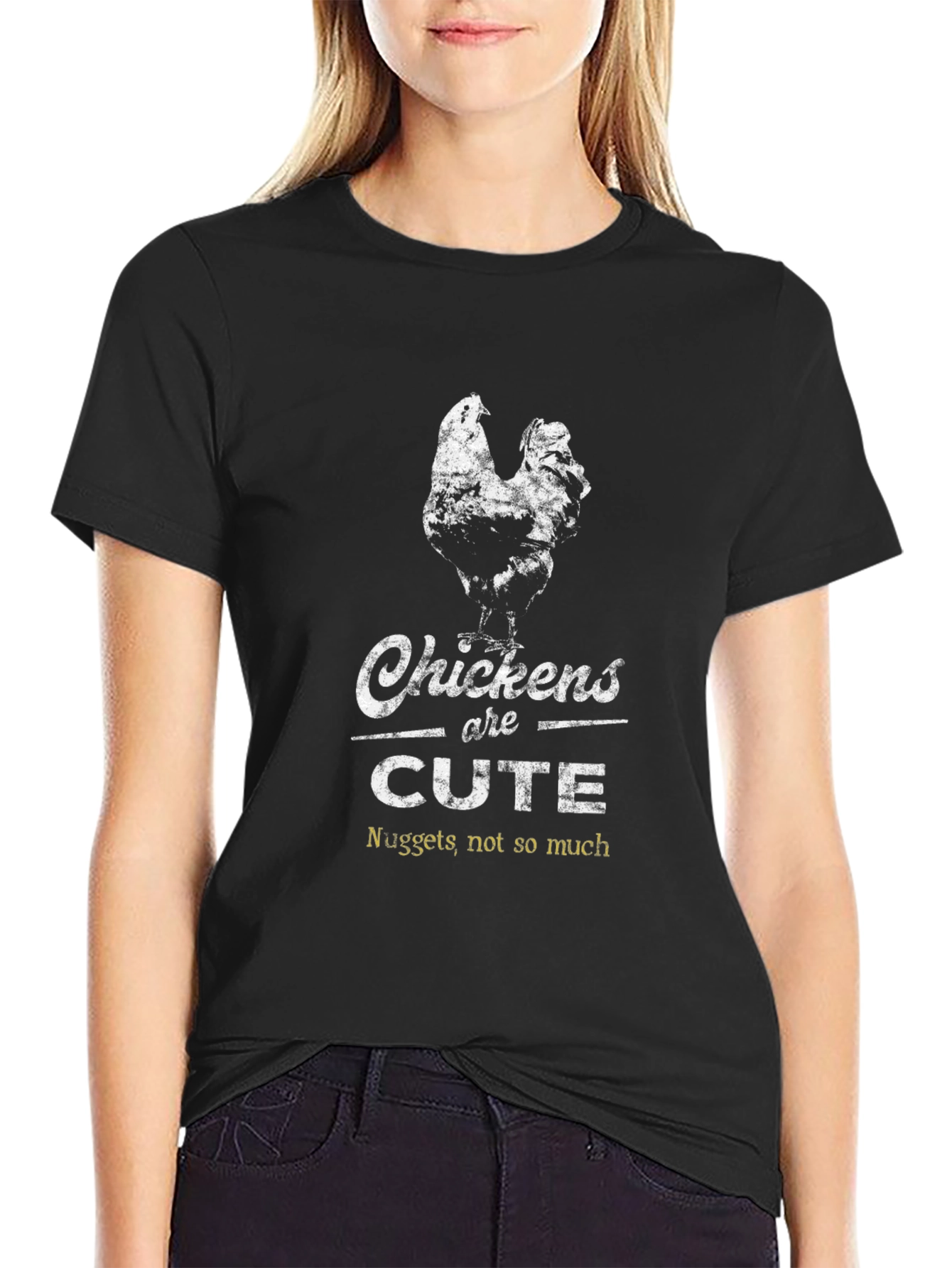 Chickens Are Cute Graphic Tee