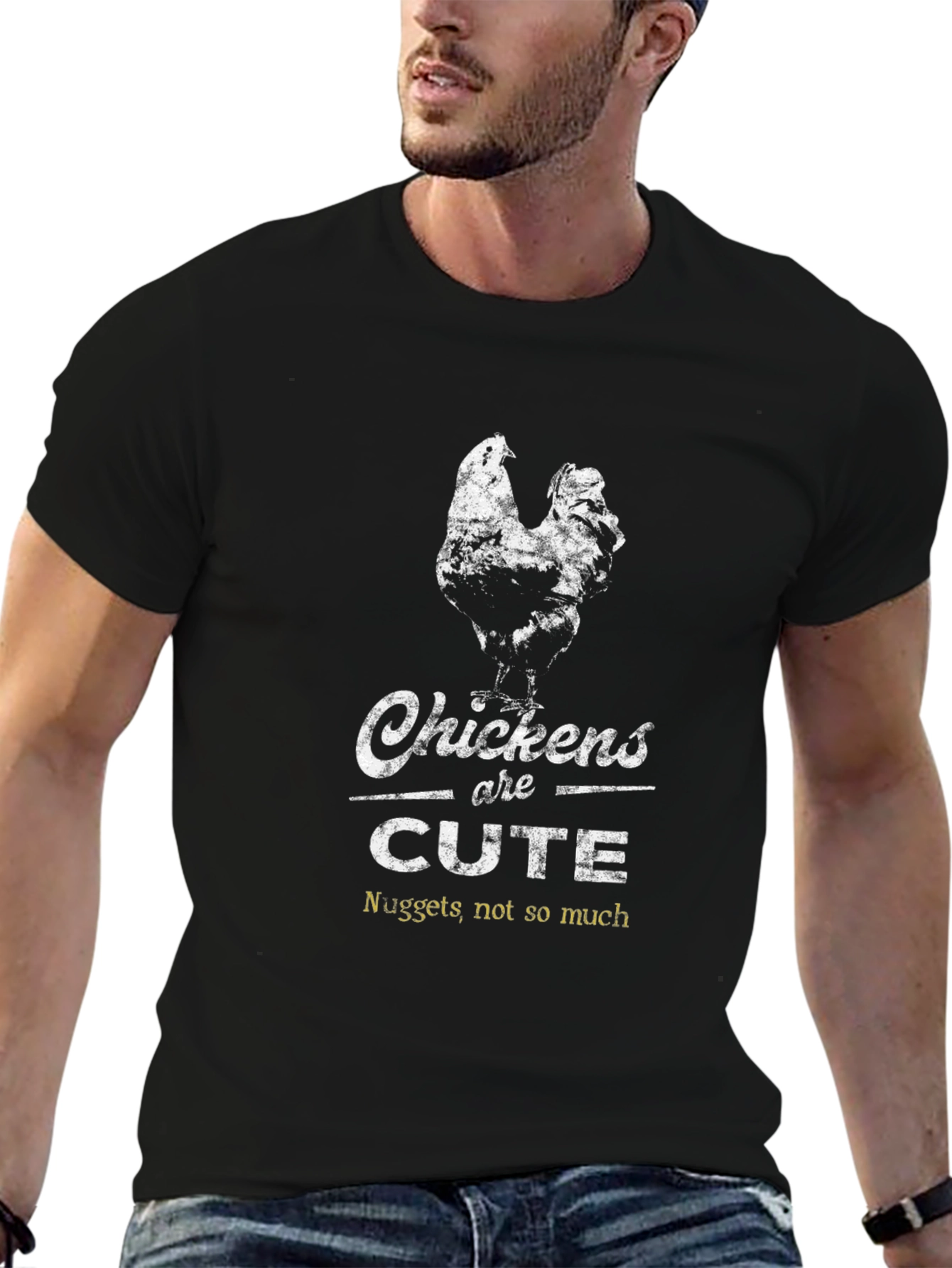 Chickens Are Cute Graphic Tee