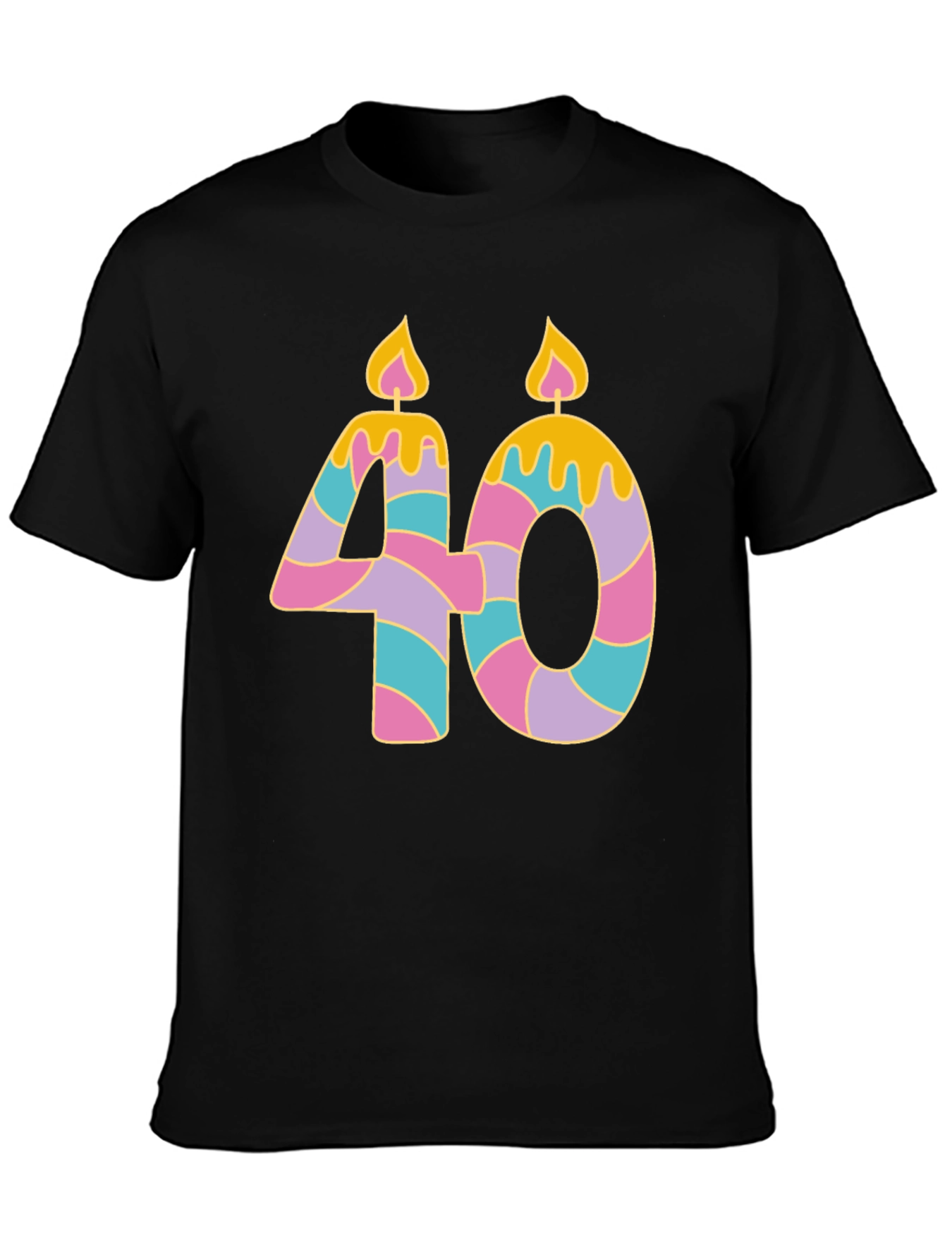 Novelty 40th Birthday Candle T-Shirt