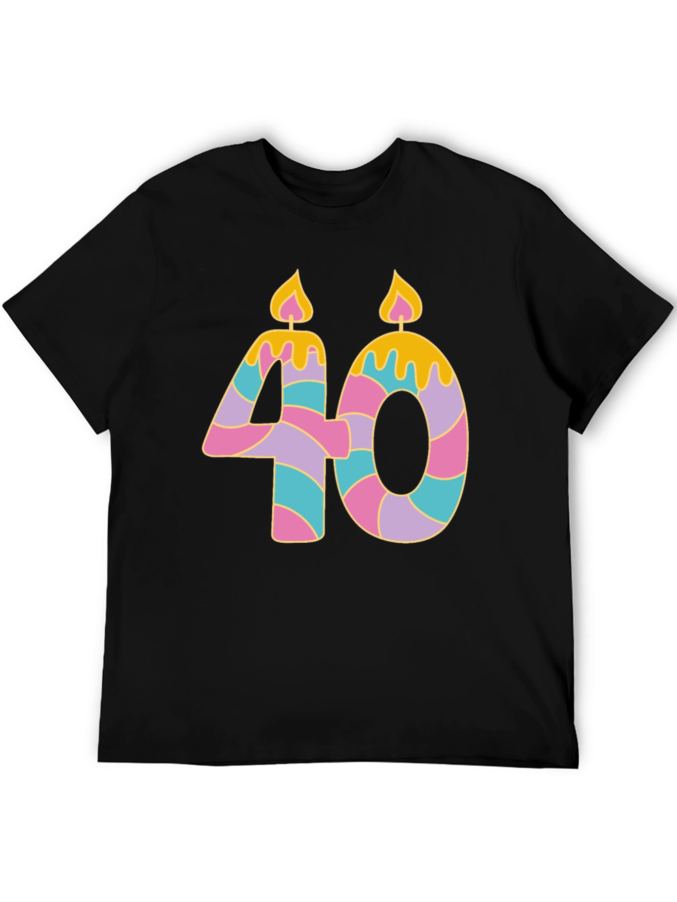 Novelty 40th Birthday Candle T-Shirt