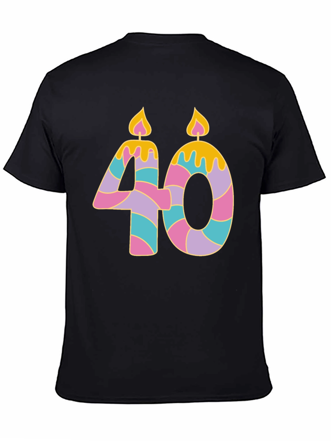 Novelty 40th Birthday Candle T-Shirt