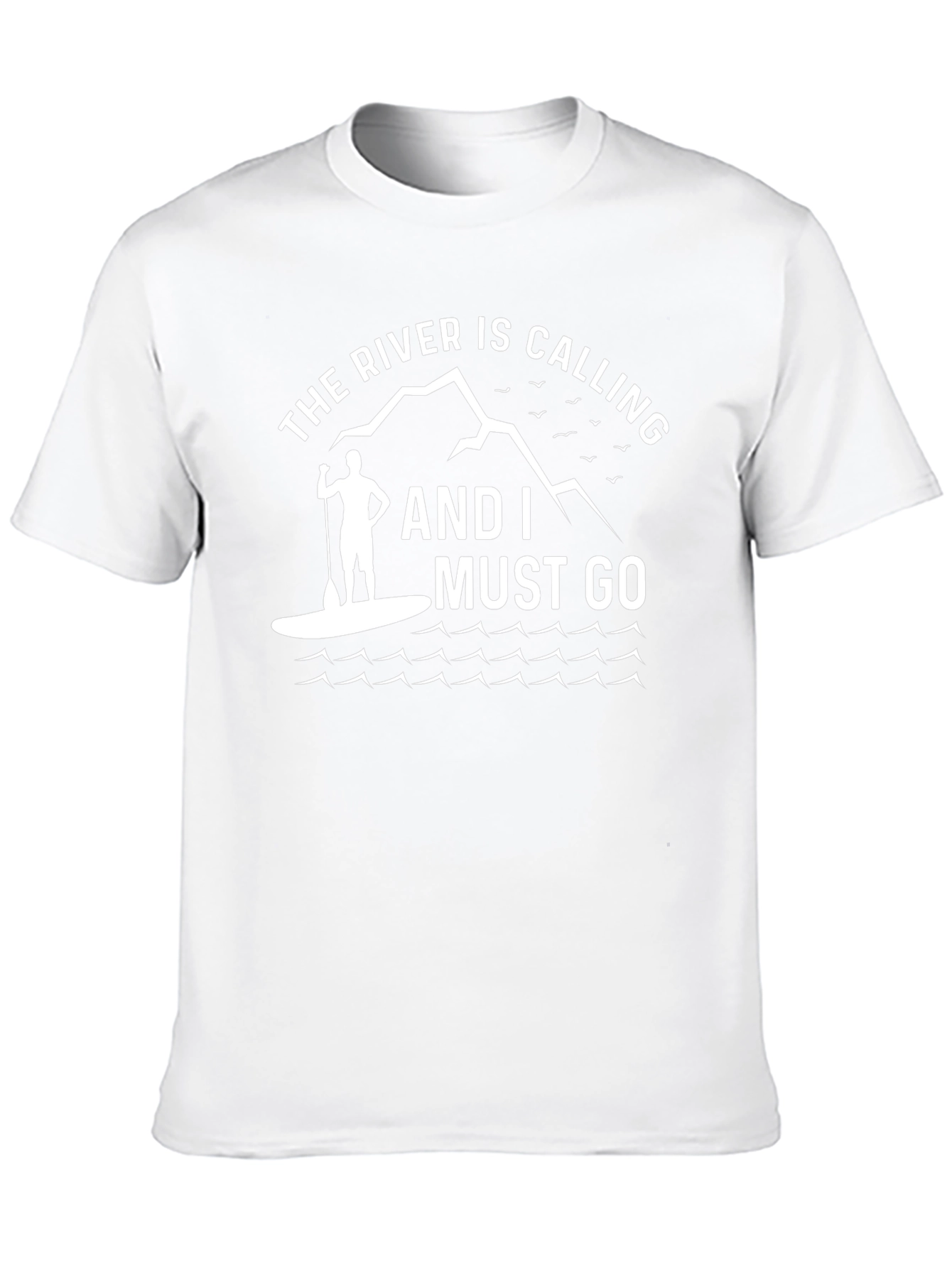 River Calling T-Shirt: Paddle Boarder Tee