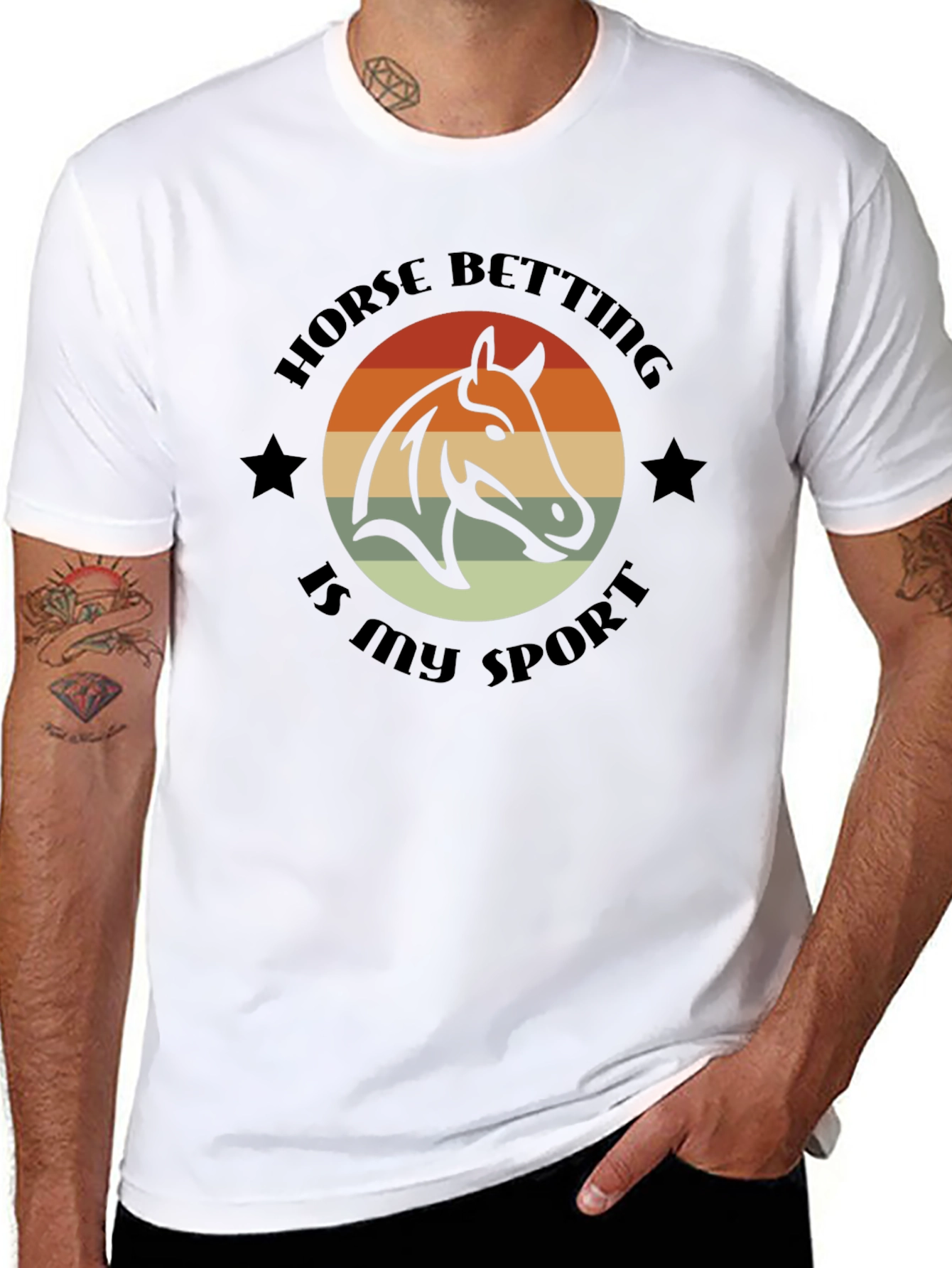 Horse Betting Sport Graphic T-Shirt