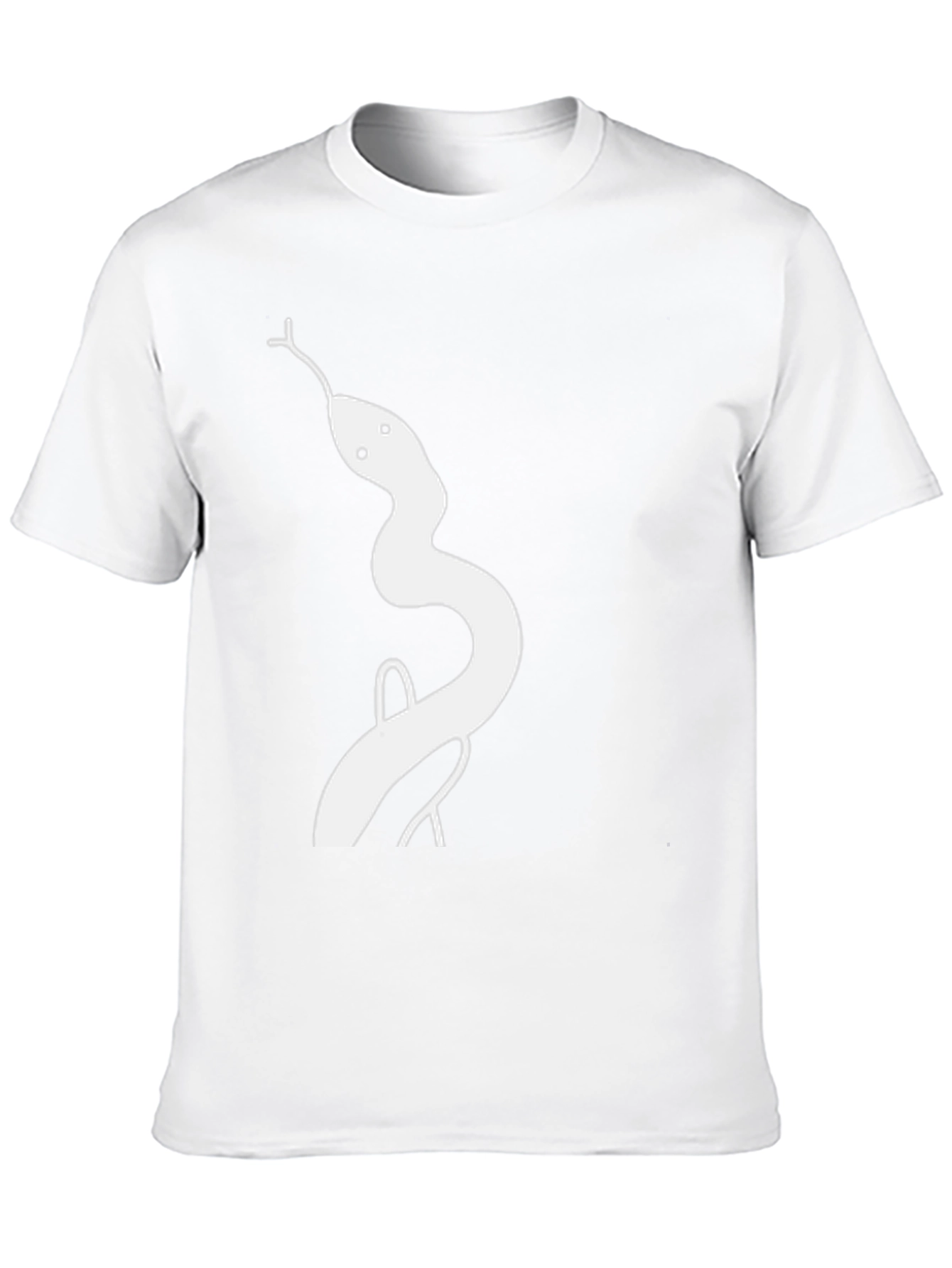 Snake Graphic Tee - Cool Black T-Shirt