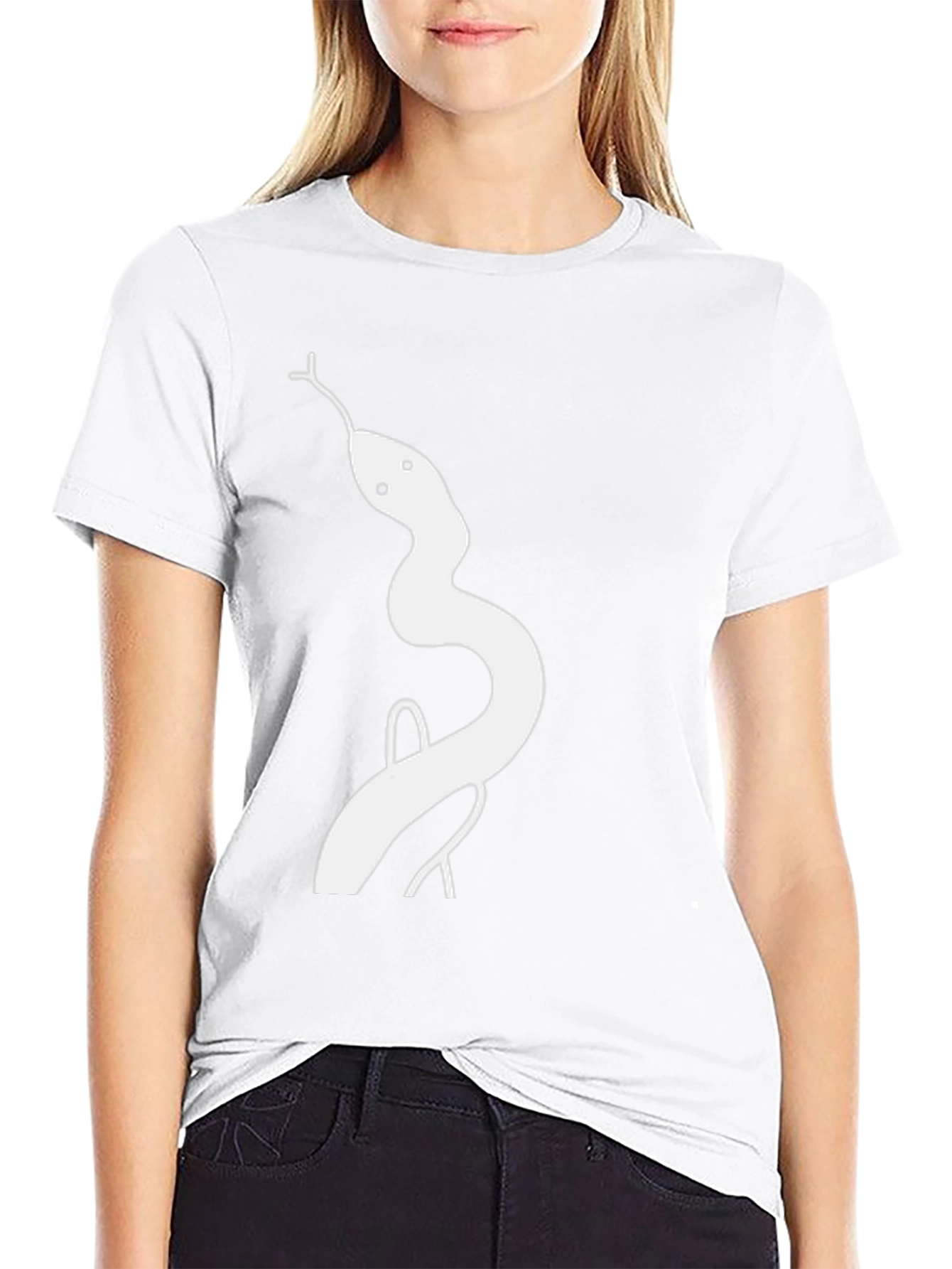 Snake Graphic Tee - Cool Black T-Shirt