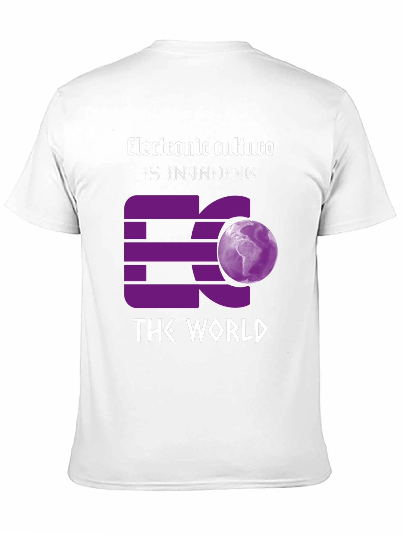 Electronic Culture Invading the World Graphic T-Shirt