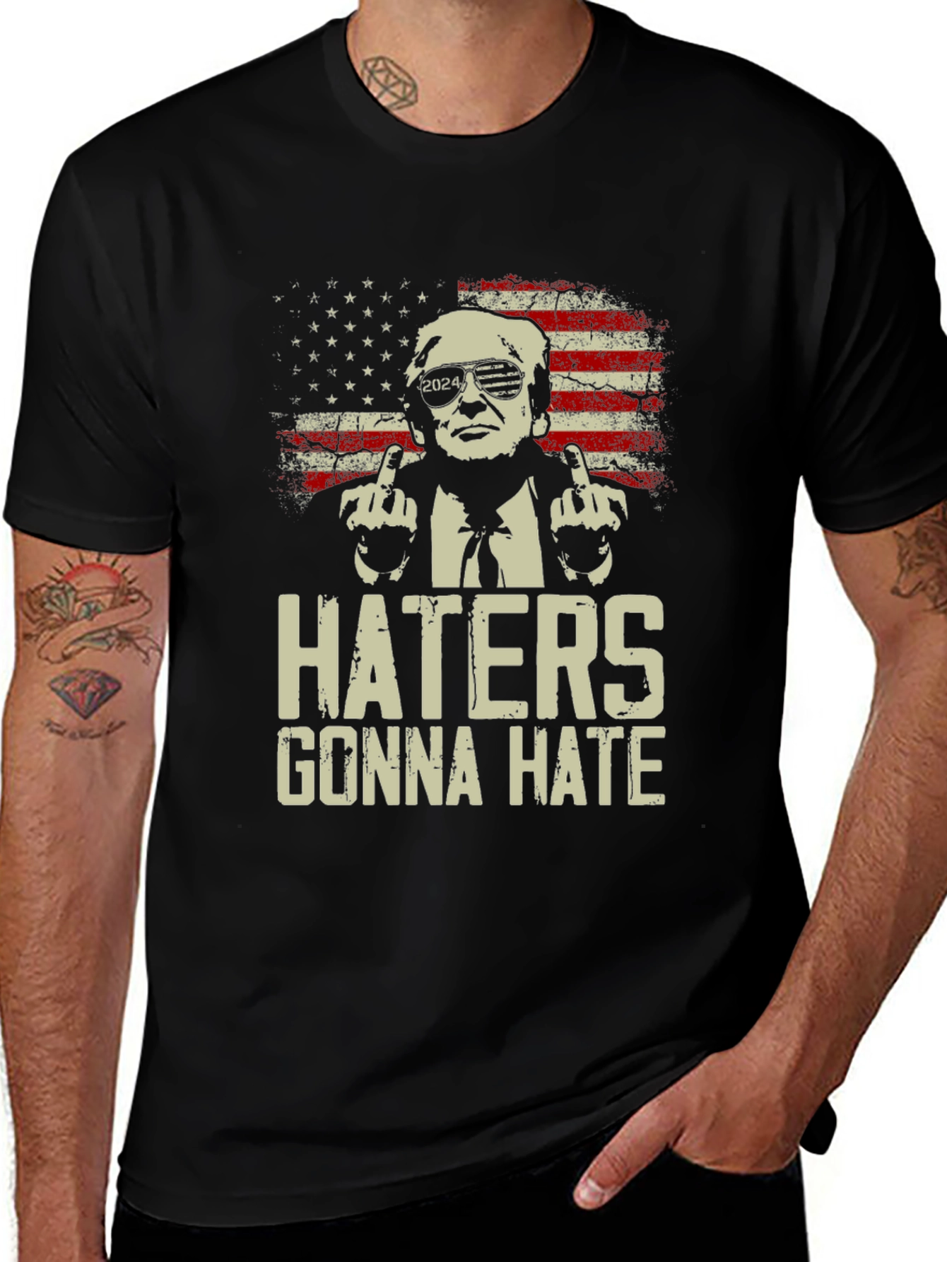 Haters Gonna Hate Trump 2024 T-Shirt