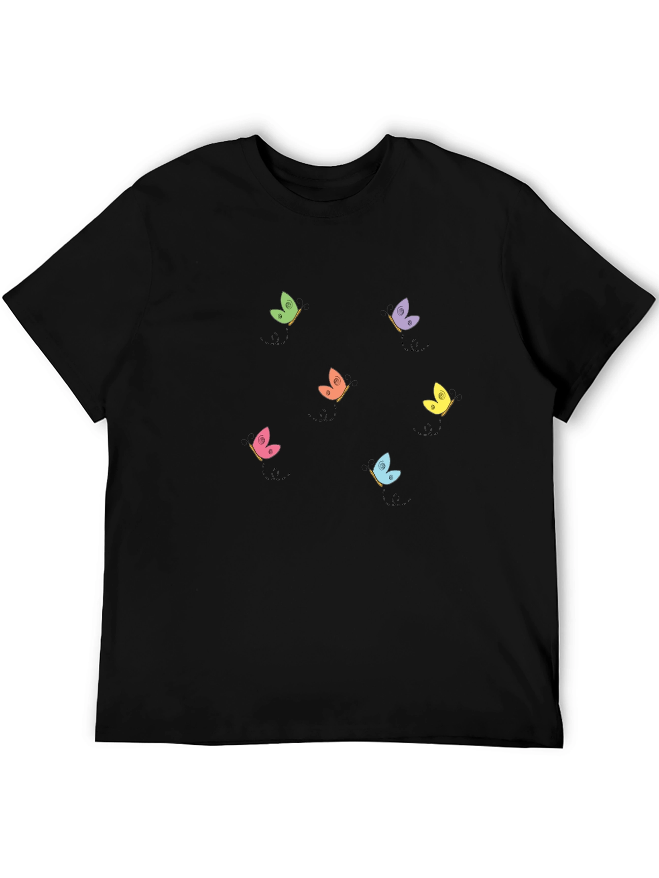 Butterfly Graphic T-Shirt - Soft Cotton Crew Neck Tee