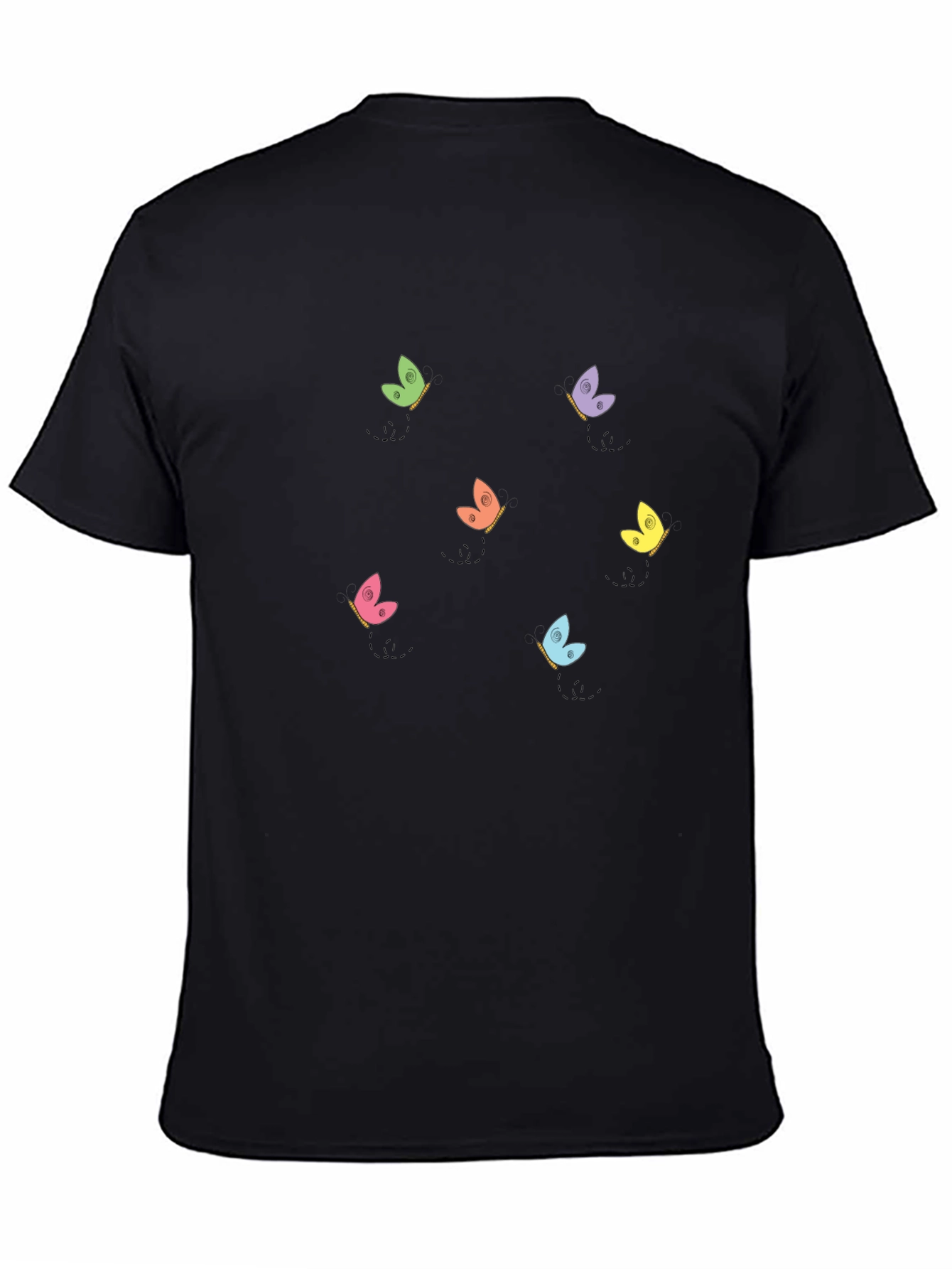 Butterfly Graphic T-Shirt - Soft Cotton Crew Neck Tee