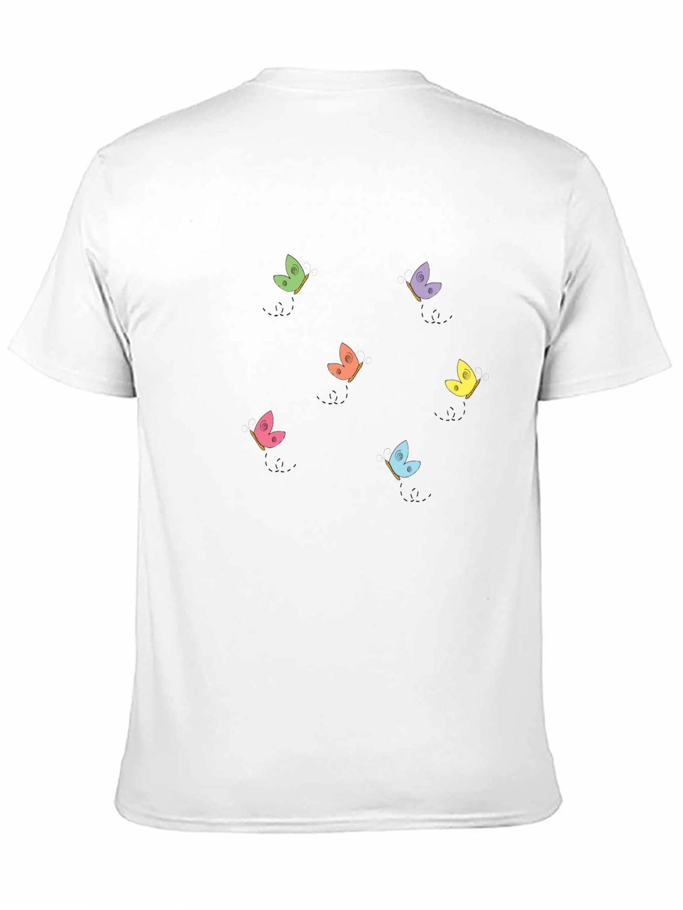 Butterfly Graphic T-Shirt - Soft Cotton Crew Neck Tee