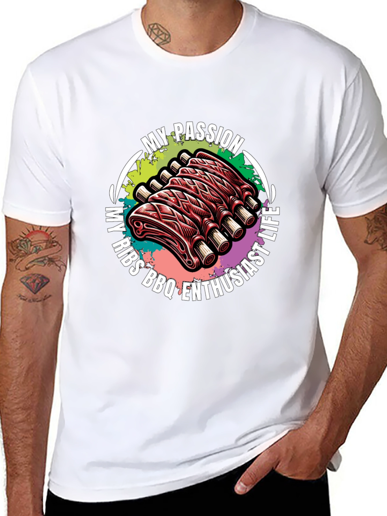 My Passion Ribs BBQ Enthusiast T-Shirt