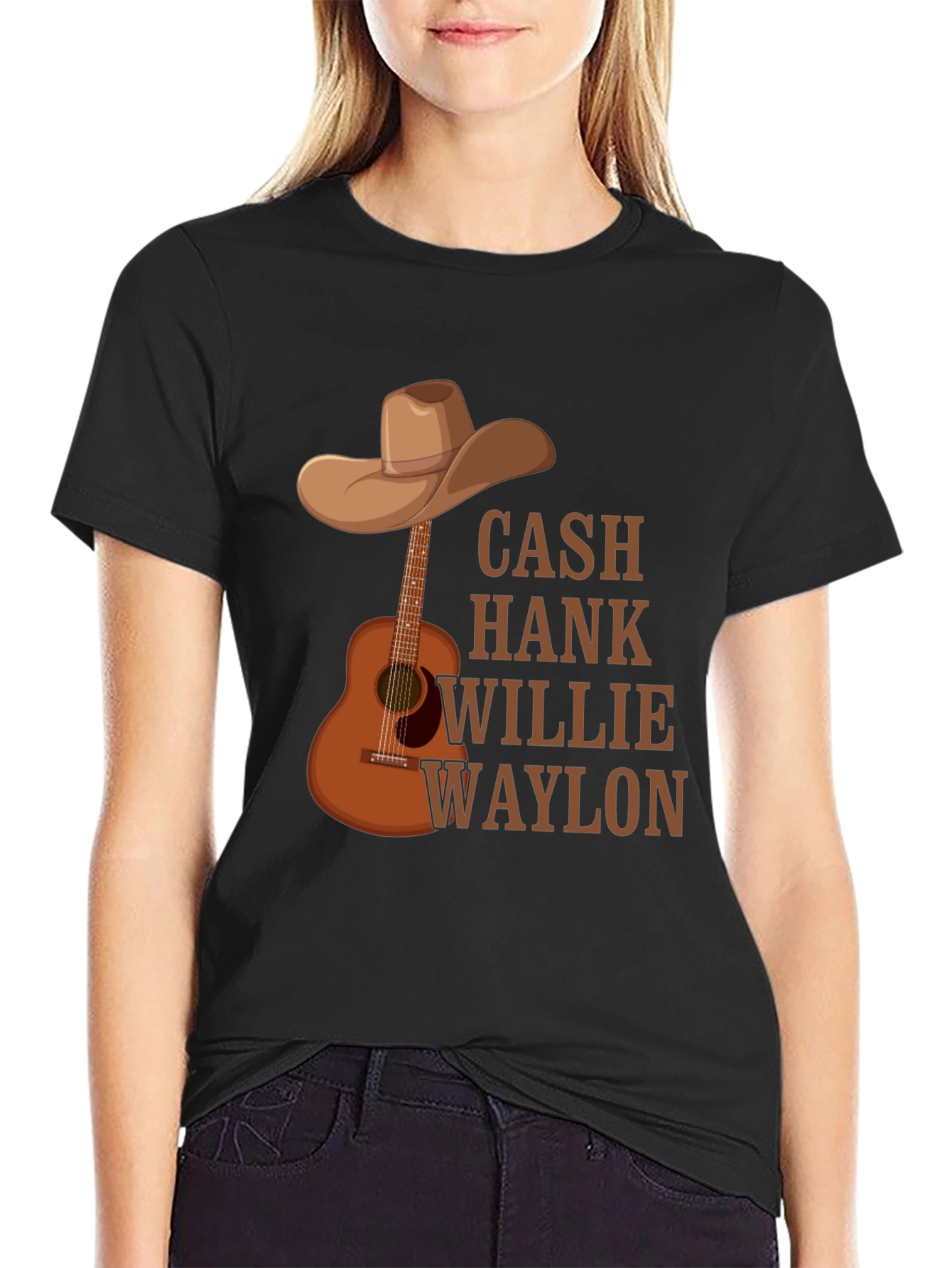 Country Legends T-Shirt - Cash Hank Willie Waylon