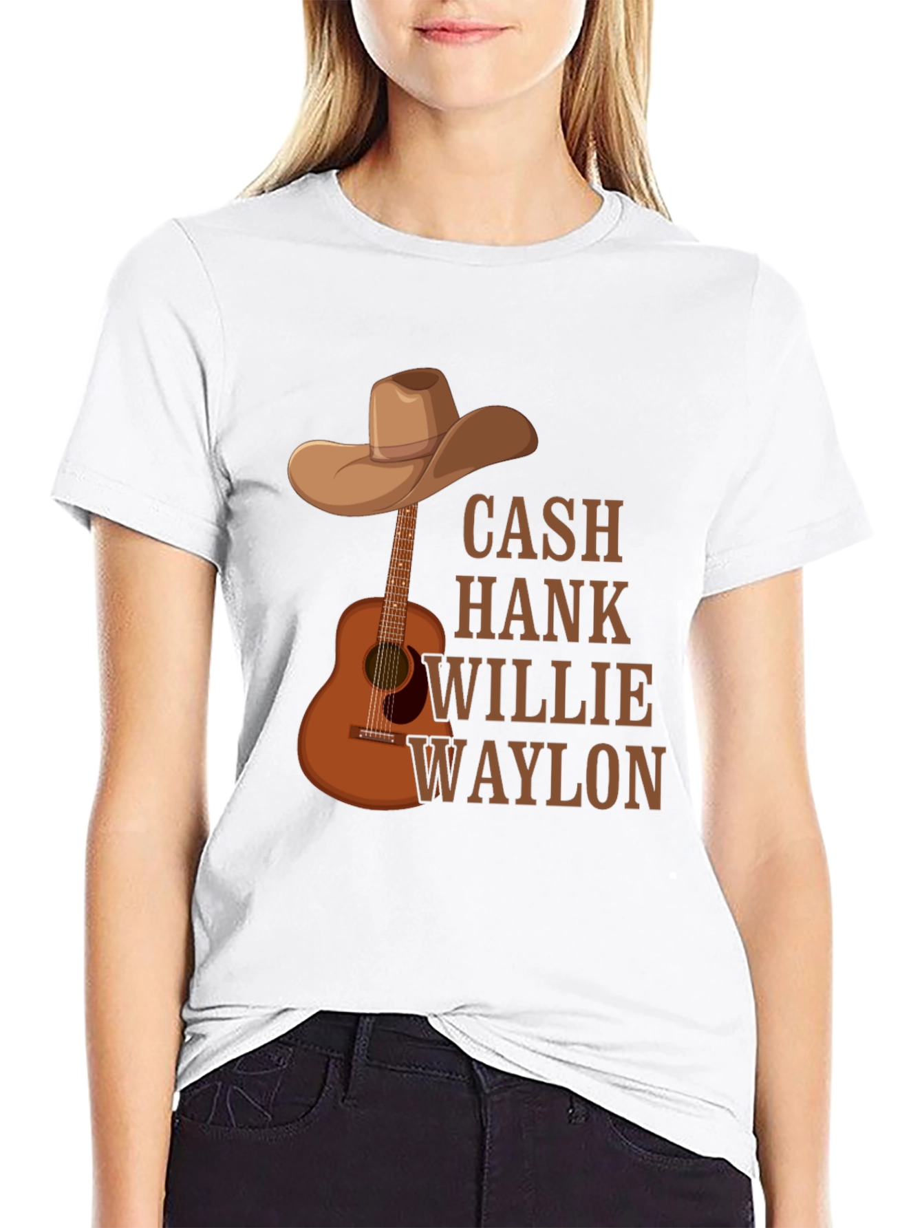 Country Legends T-Shirt - Cash Hank Willie Waylon
