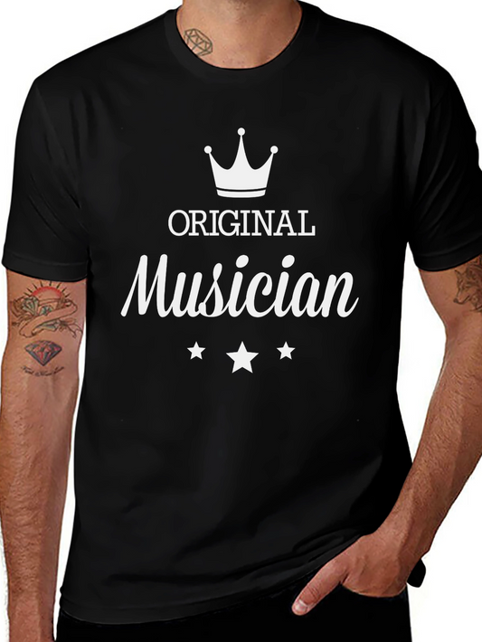 Original Musician T-Shirt - Stylish Black Tee for Music Lovers