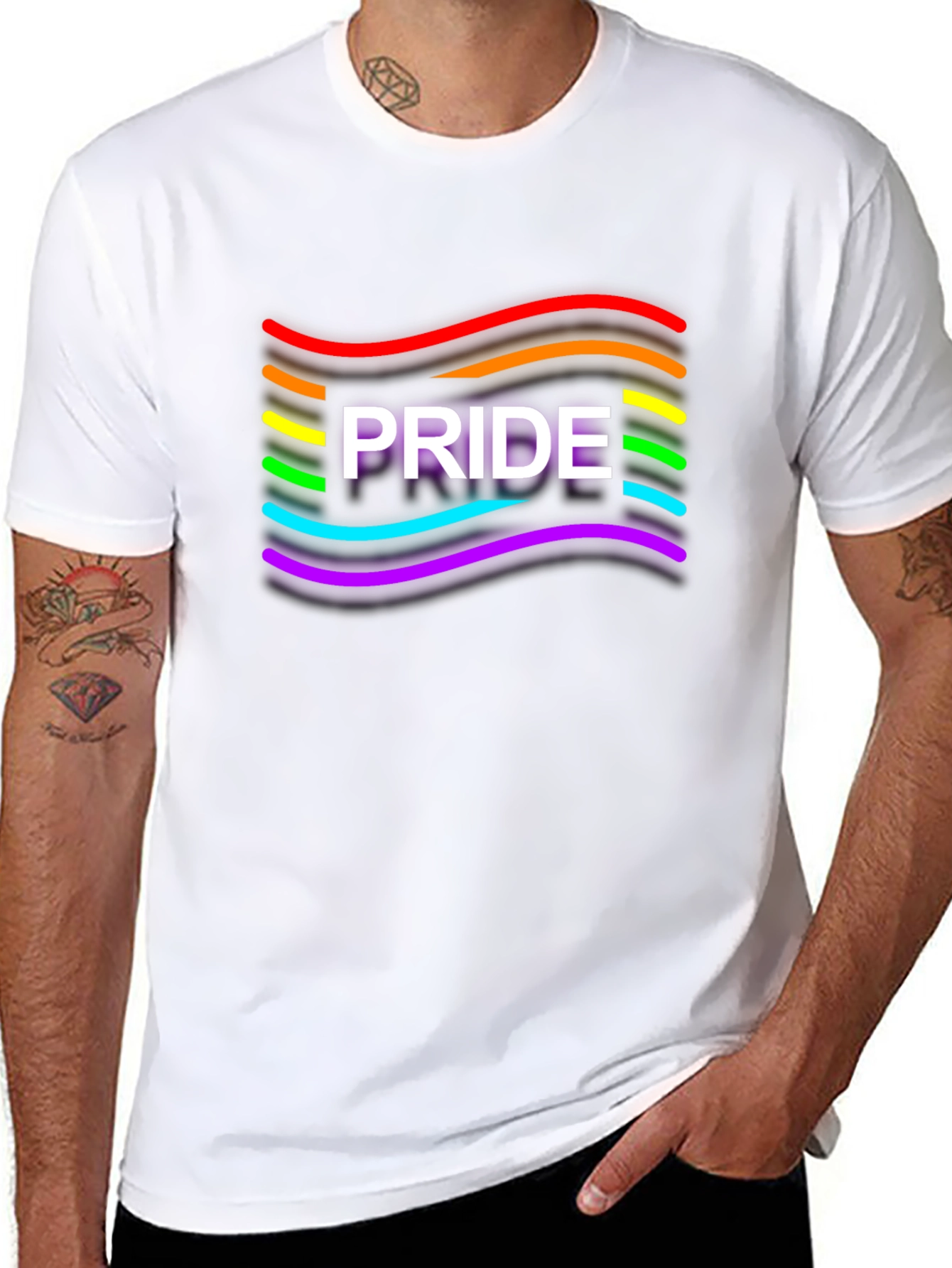 Pride Rainbow Graphic T-Shirt